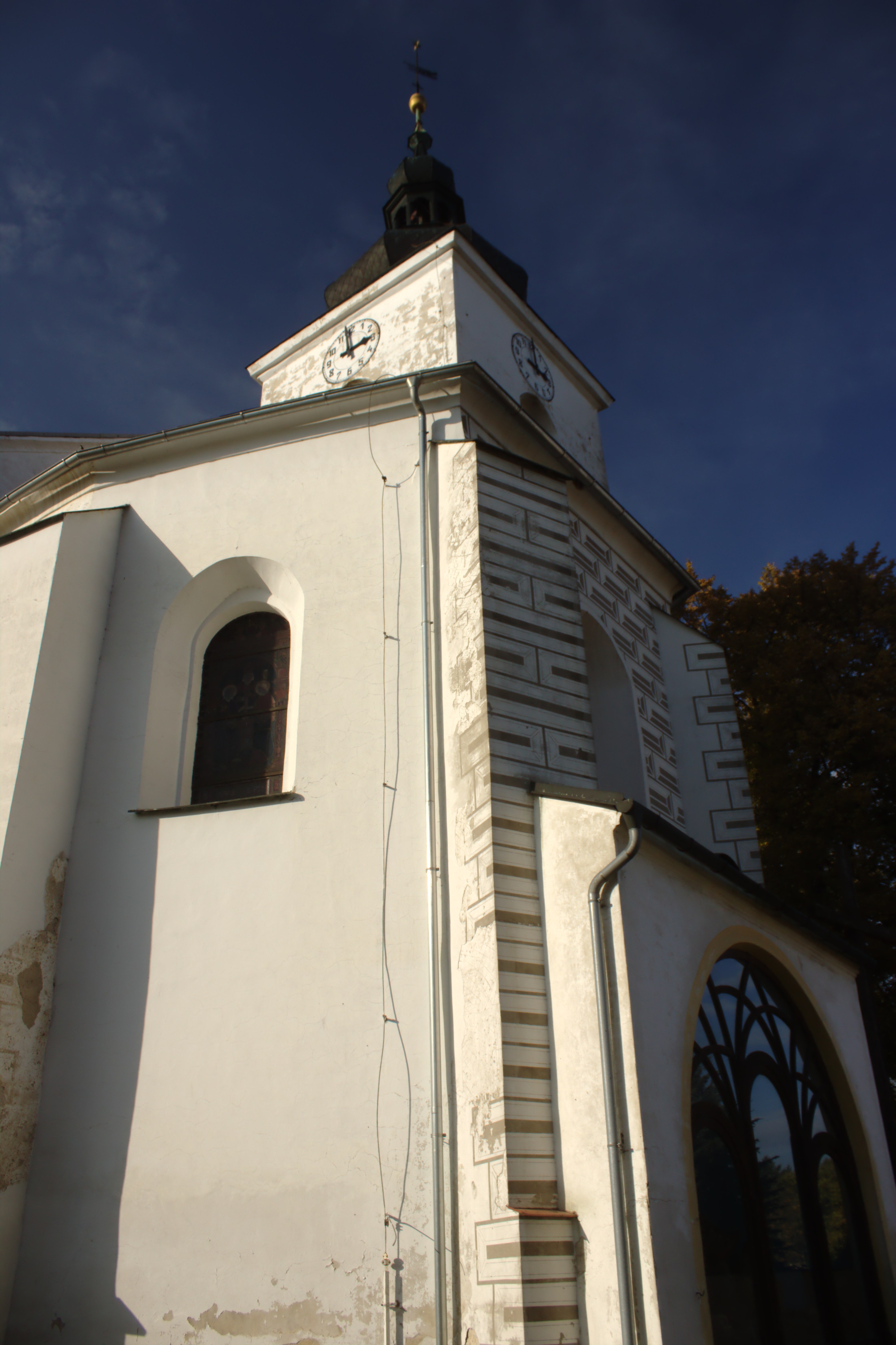 Dnešní pohled – Kostel Nanebevzetí Panny Marie (Moravský Beroun)