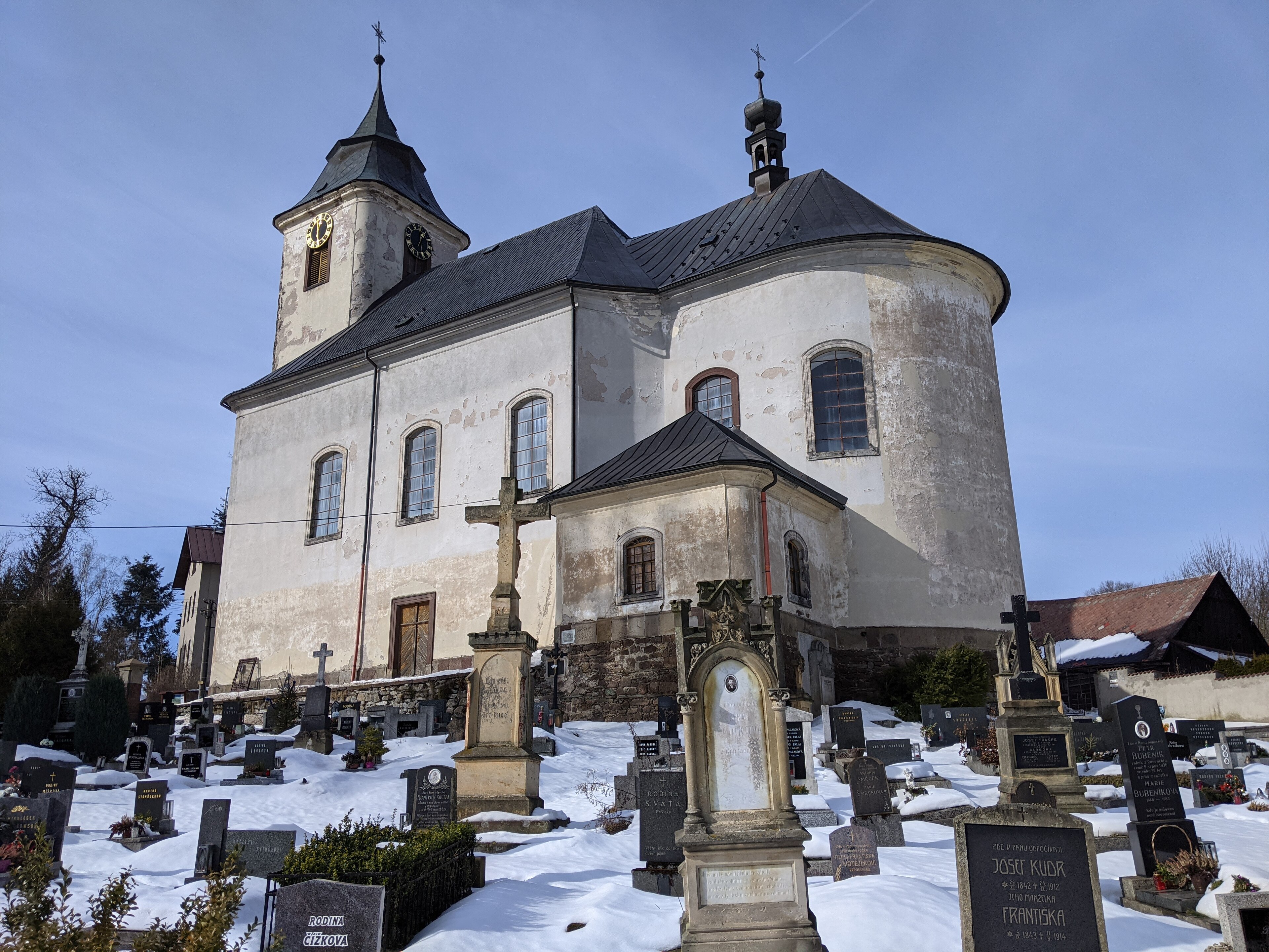Dnešní pohled – Kostel Nejsvětější Trojice (Roprachtice)