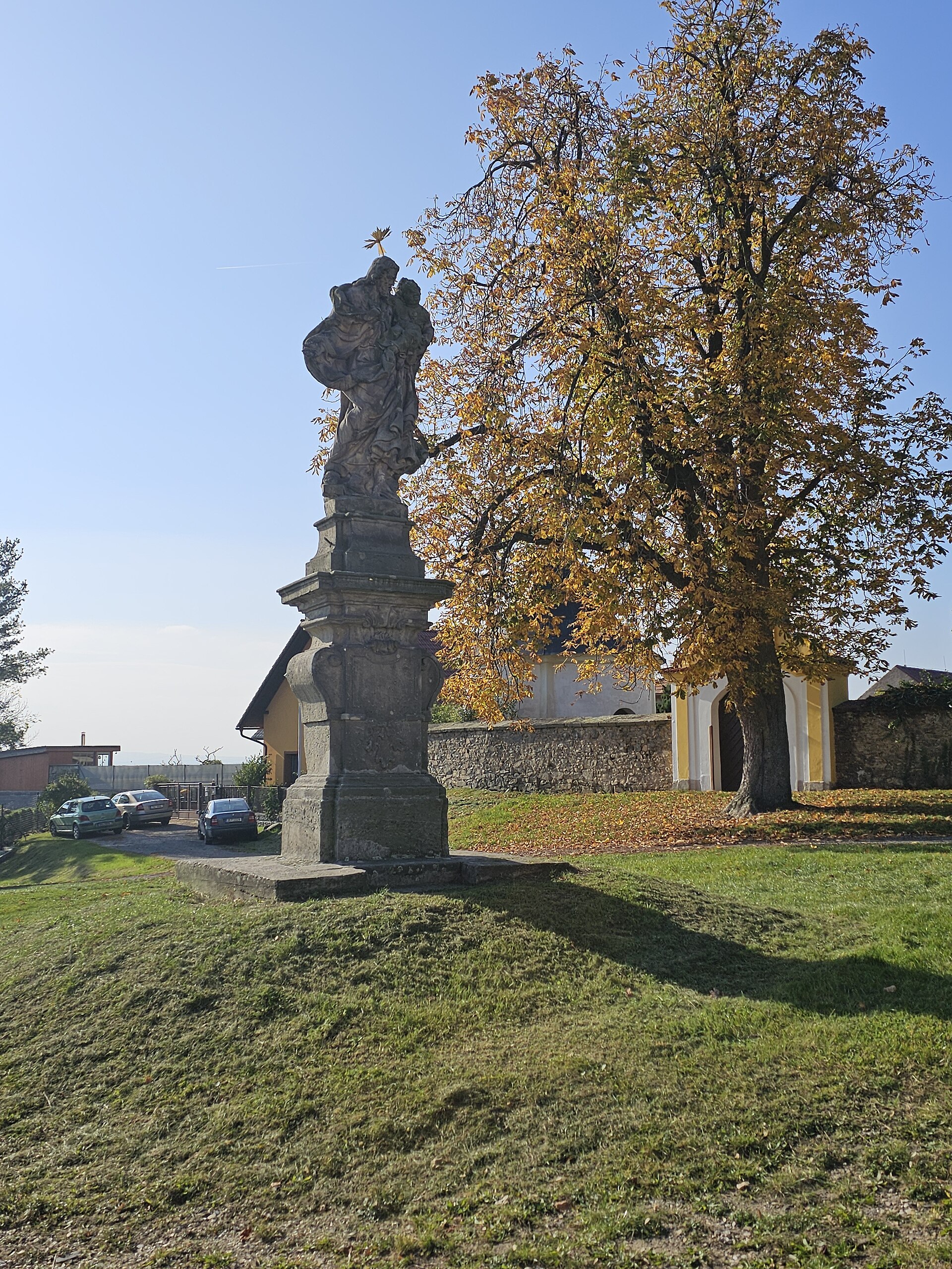 Dnešní pohled – Kostel Panny Marie (Osice)