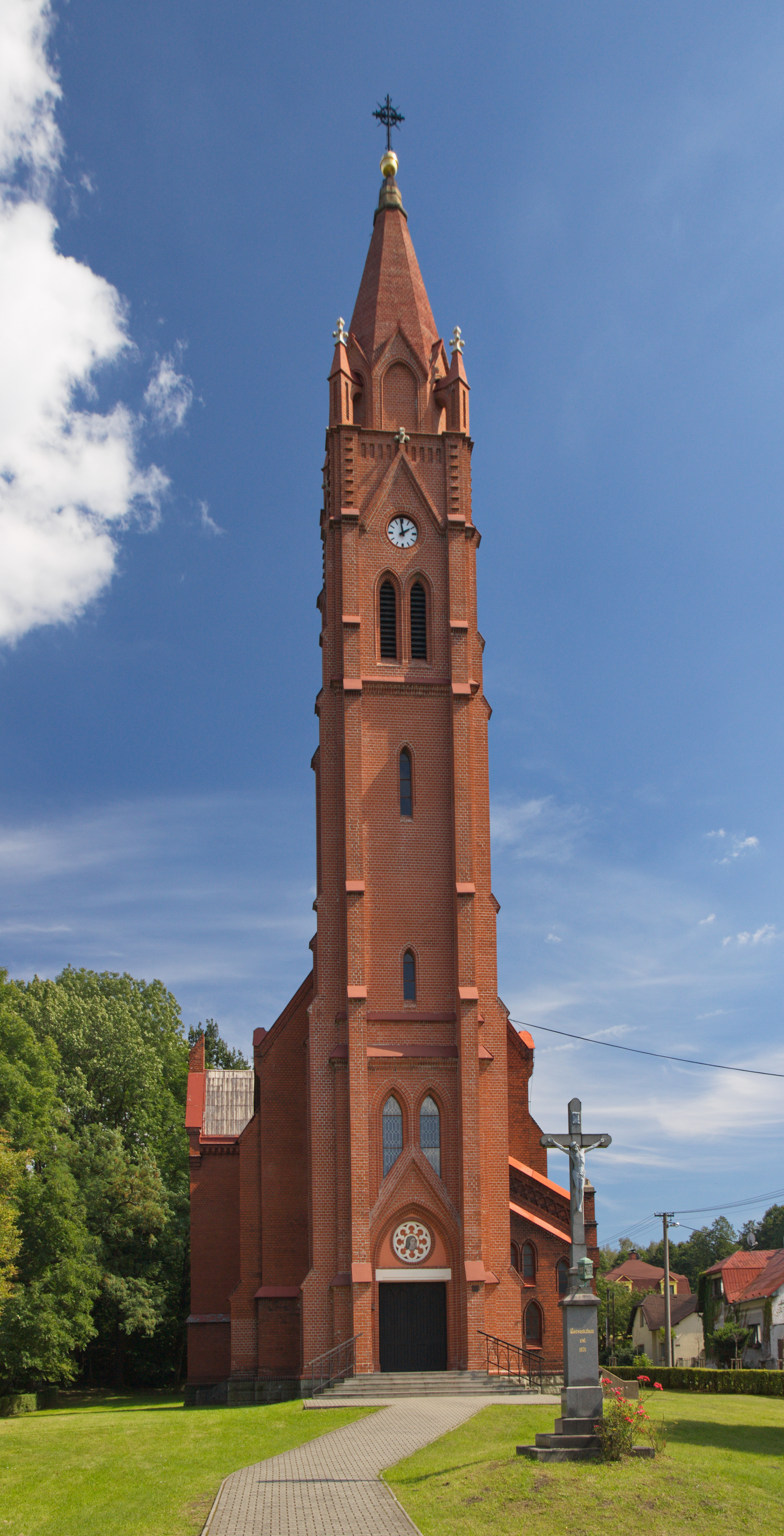 Dnešní pohled – Kostel Panny Marie Sedmibolestné (Skřečoň)
