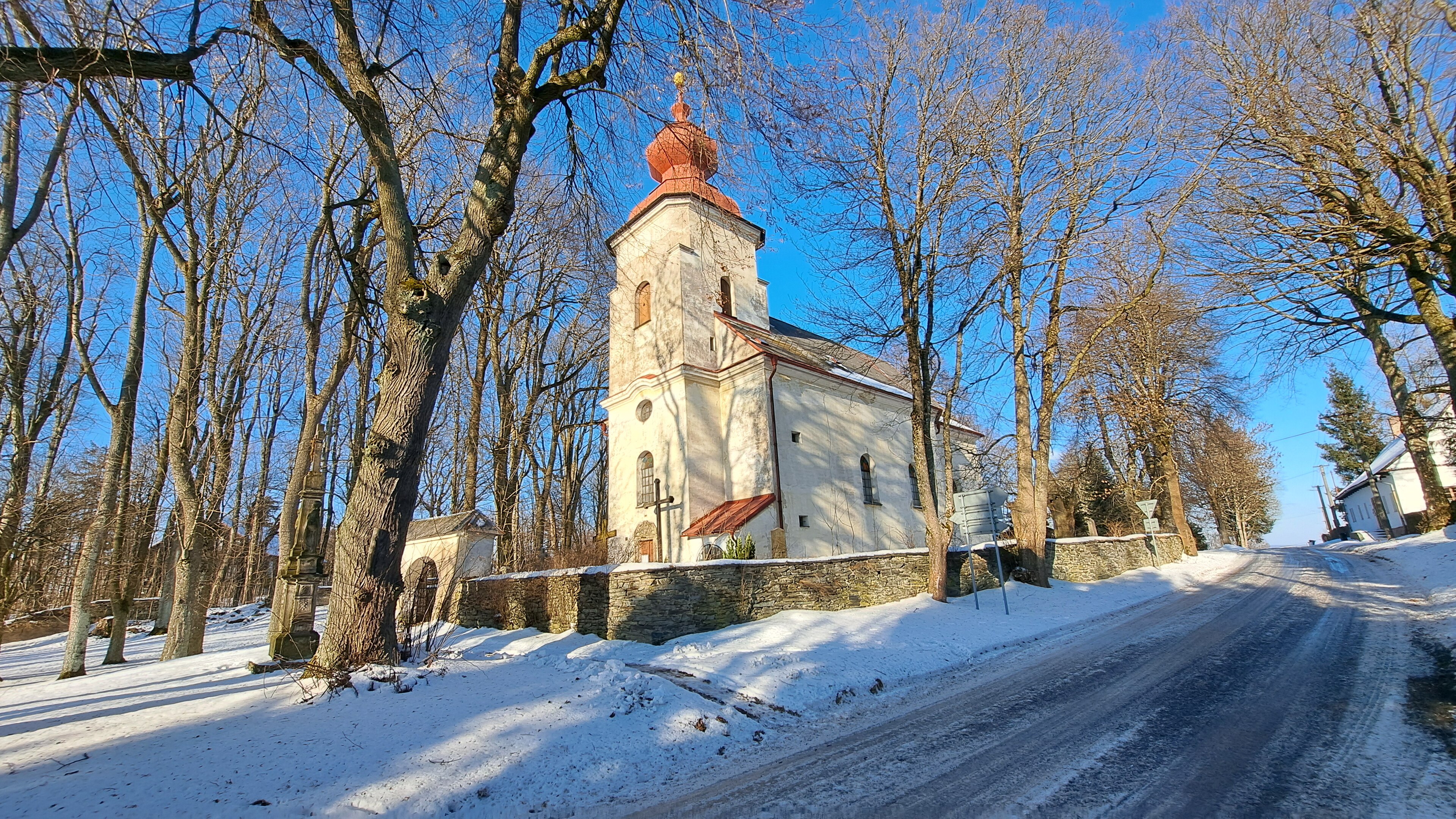 Dnešní pohled – Kostel svaté Kateřiny (Stránské)