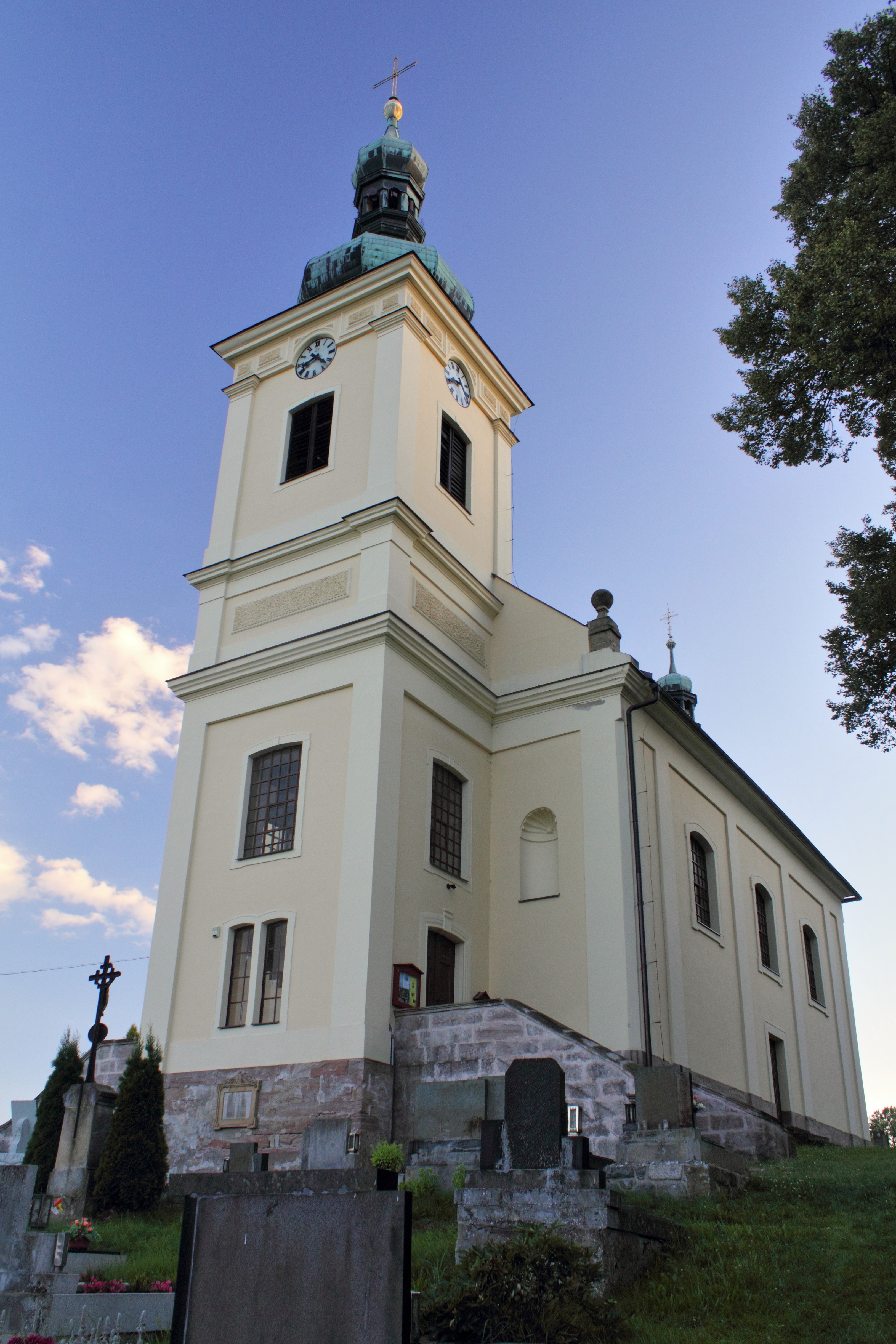 Dnešní pohled – Kostel svaté Kateřiny Alexandrijské (Mříčná)