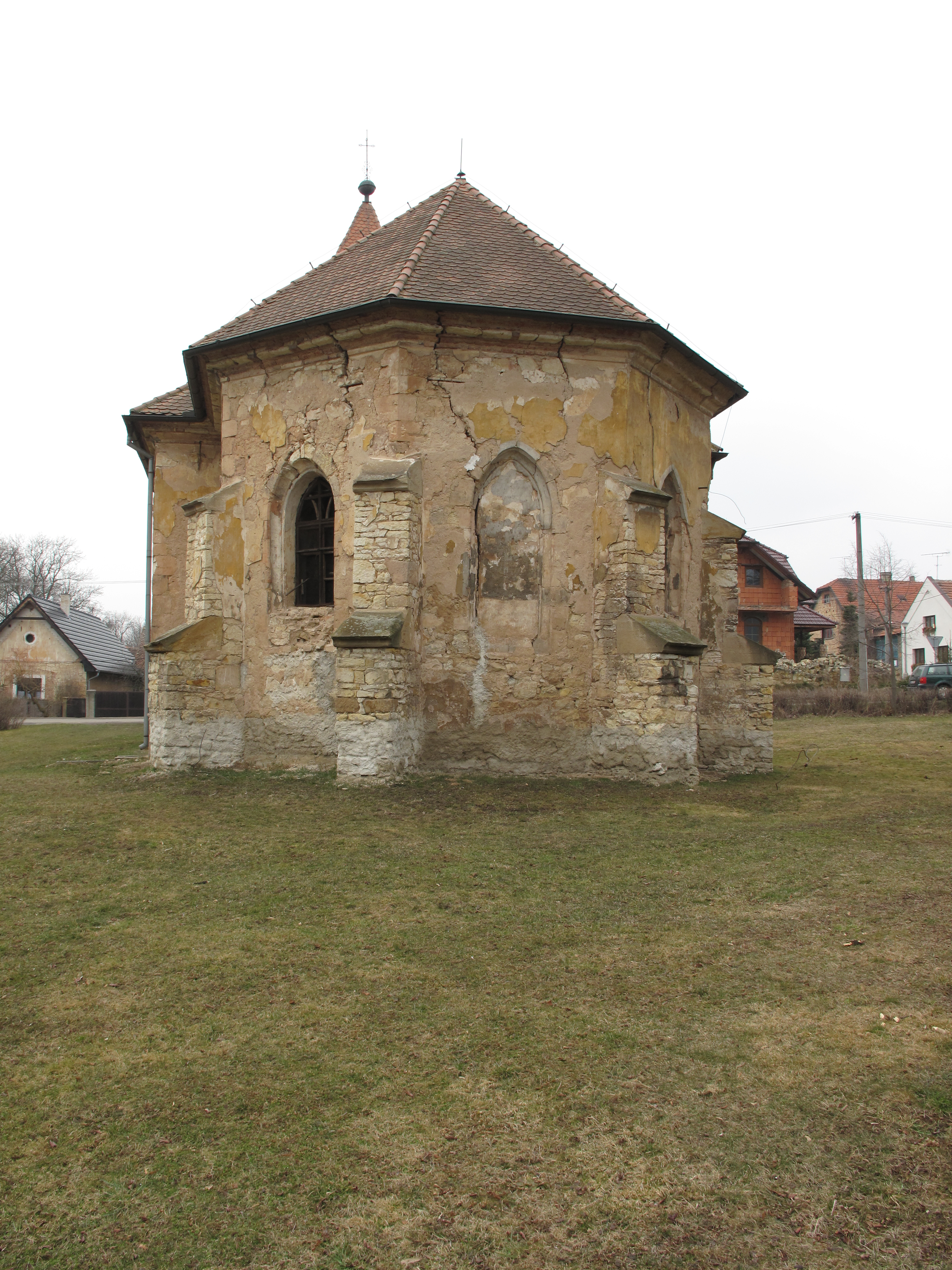 Dnešní pohled – Kostel svaté Markéty (Nesuchyně)