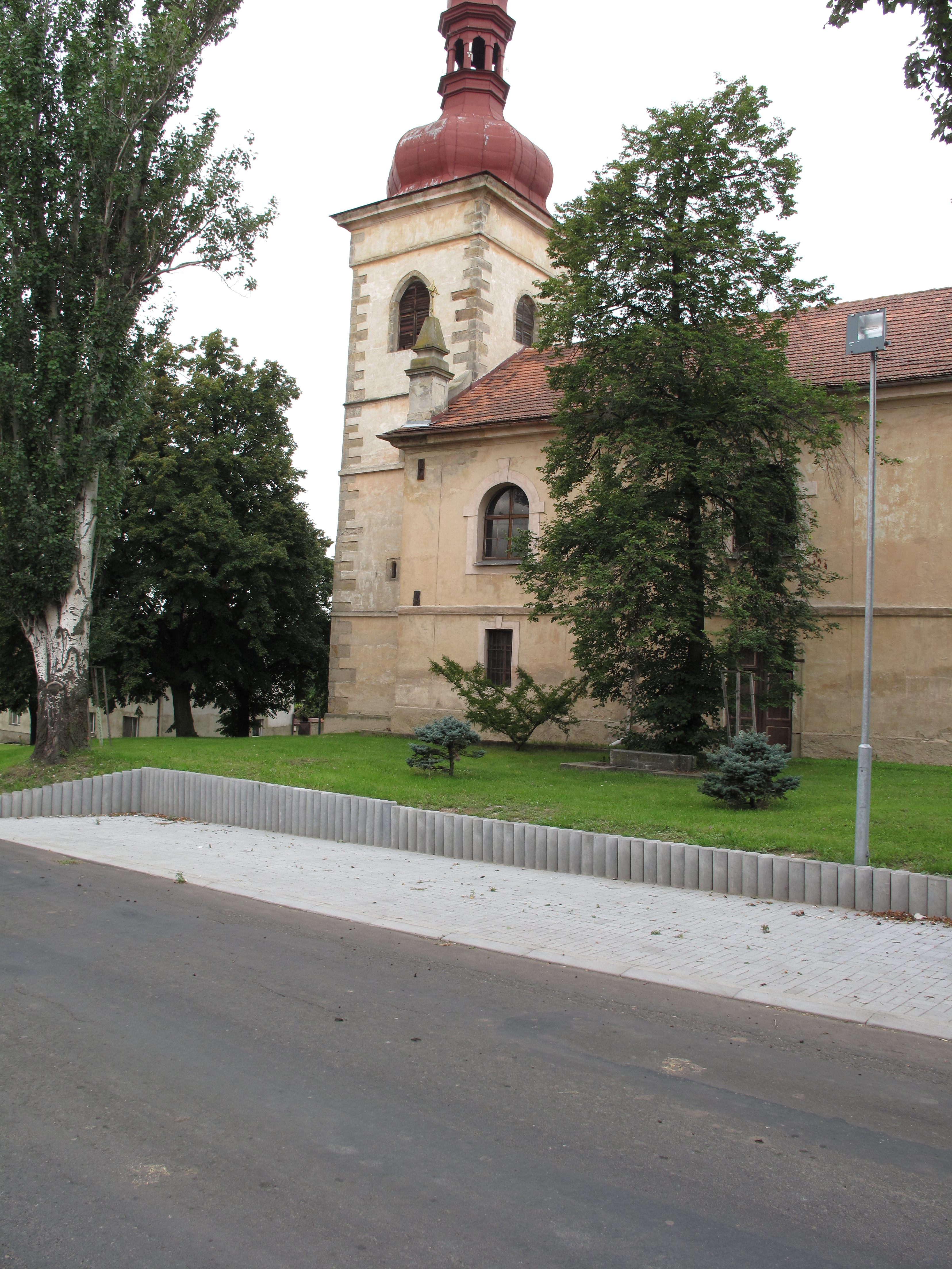 Dnešní pohled – Kostel svatého Bartoloměje (Siřejovice)