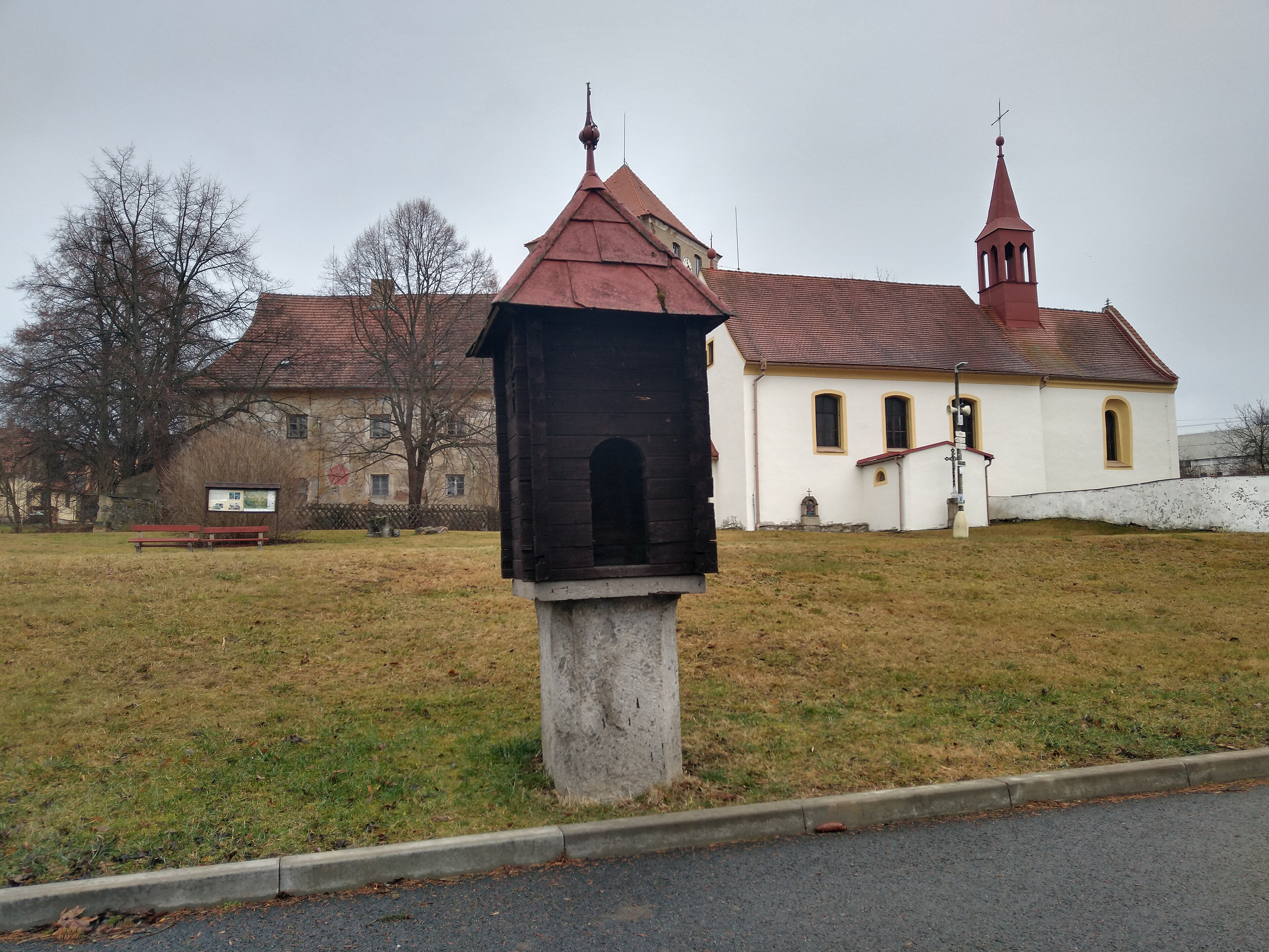 Dnešní pohled – Kostel svatého Bartoloměje (Slavkov)