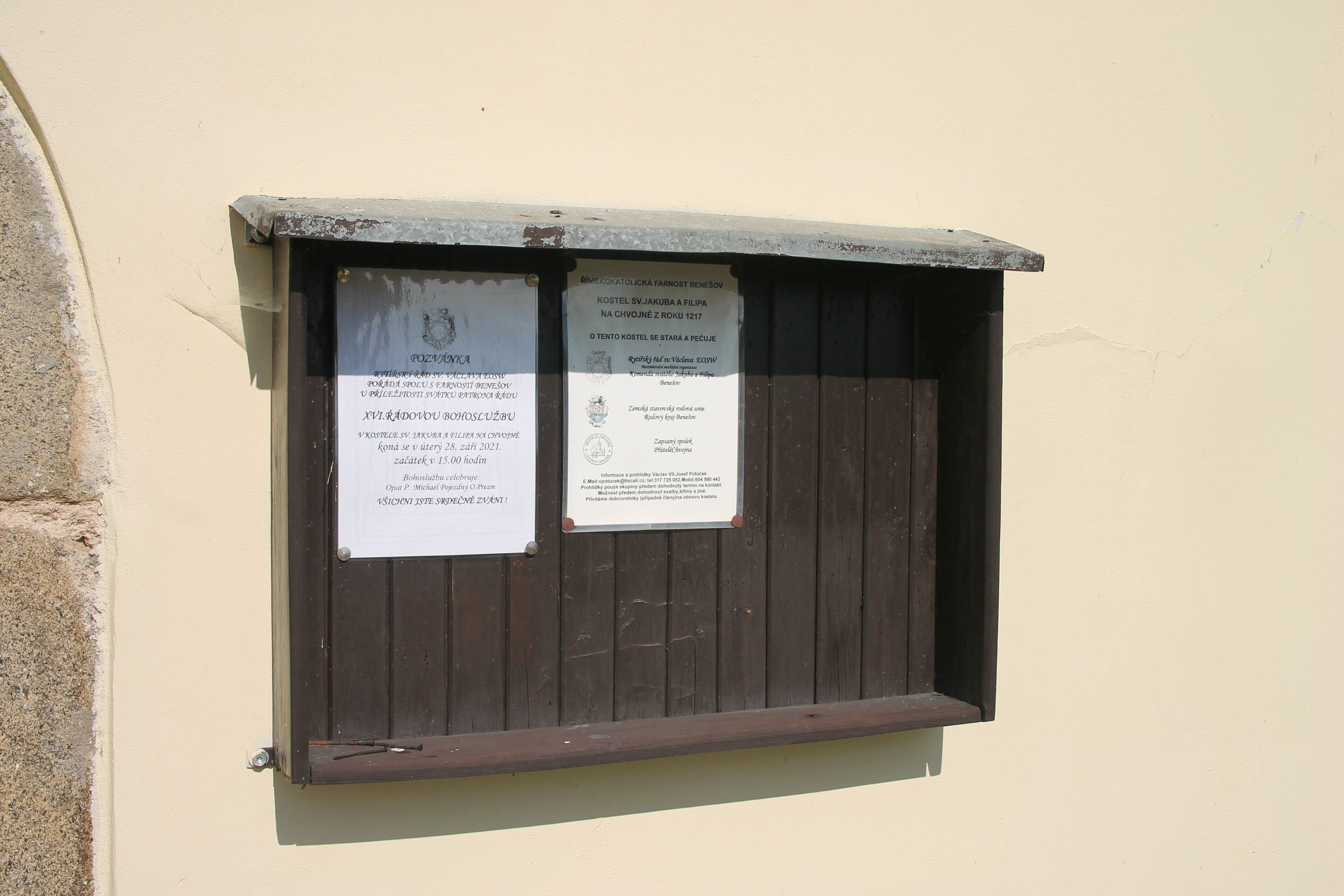 Dnešní pohled – Kostel svatého Jakuba (Chvojen)