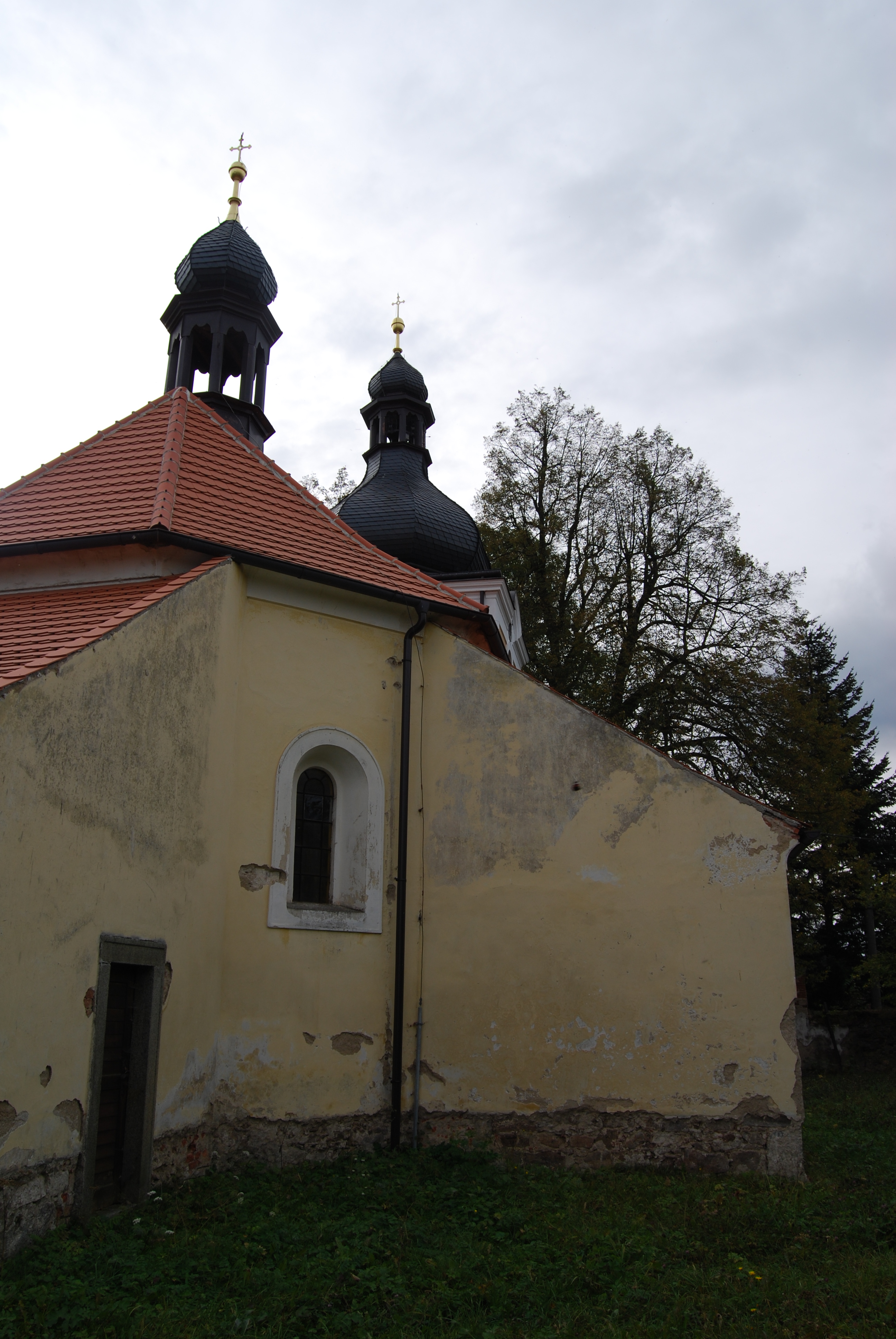 Dnešní pohled – Kostel svatého Jiljí (Budislavice)