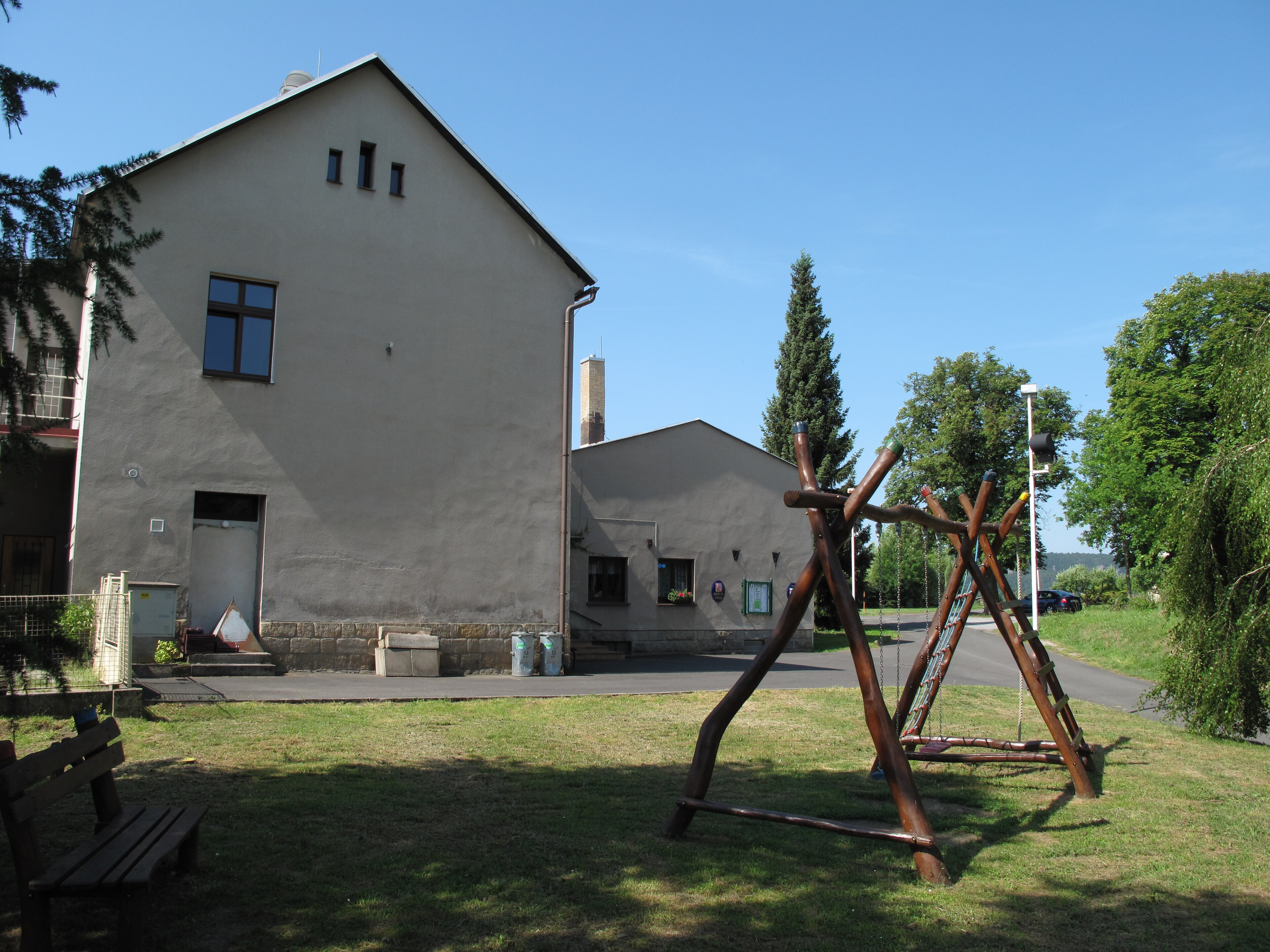 Dnešní pohled – Kostel svatého Jiří (Karlovice)