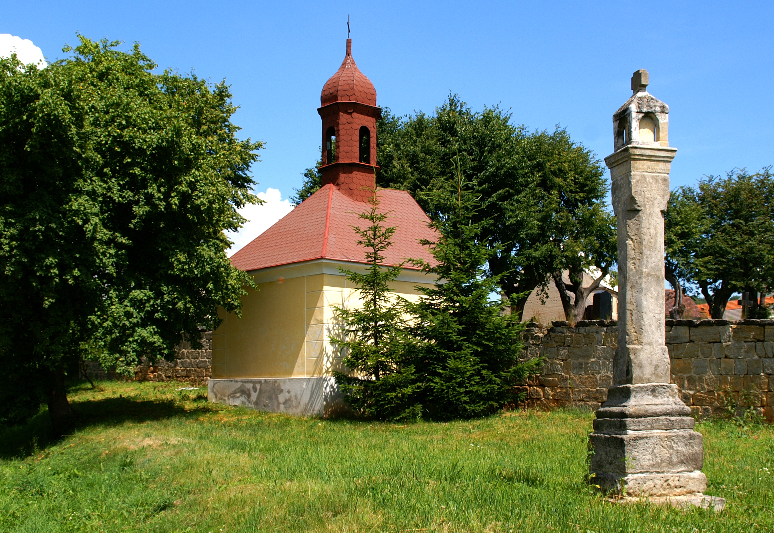 Dnešní pohled – Kostel svatého Jiří (Chlum)
