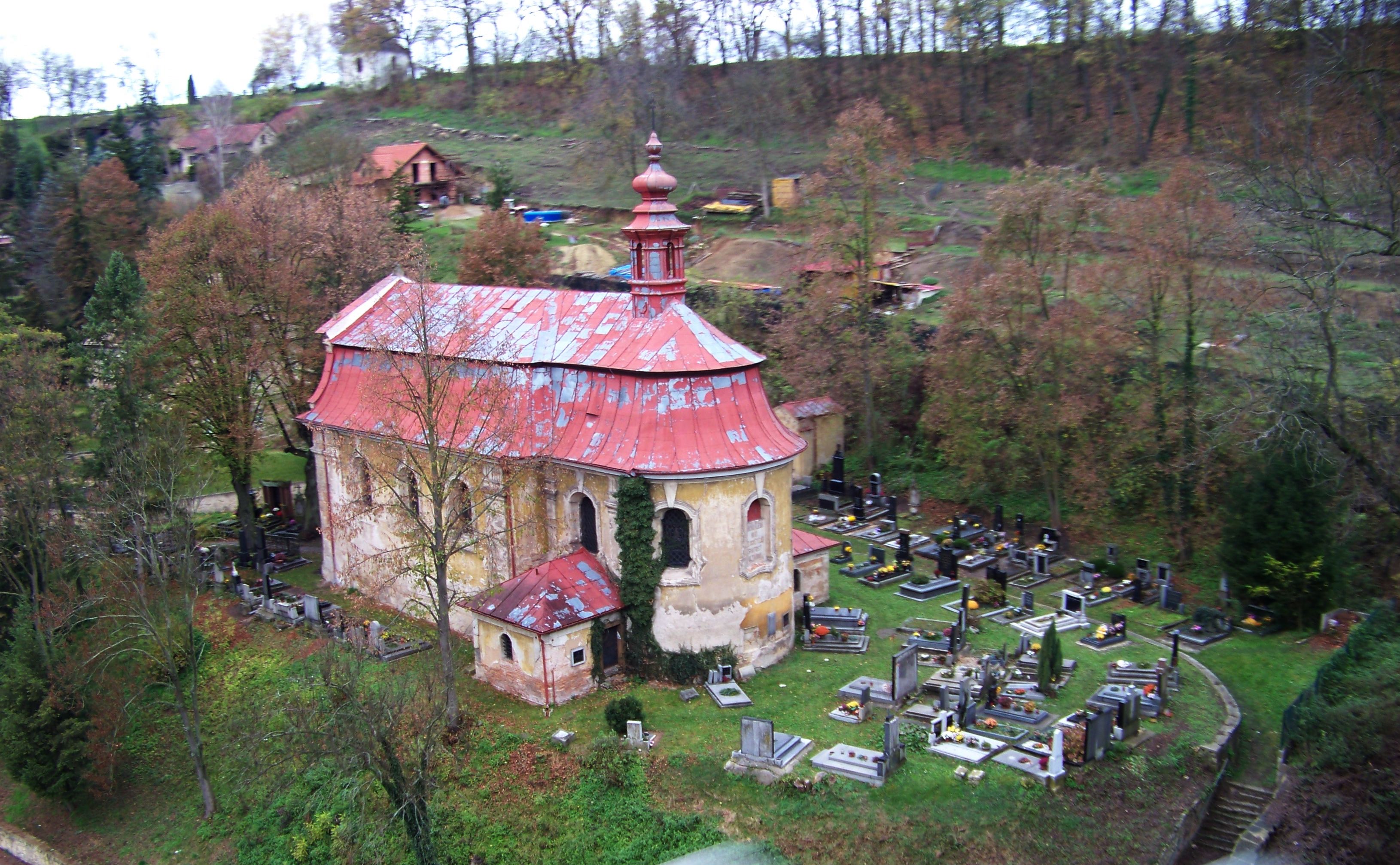 Dnešní pohled – Kostel svatého Jiří (Krnsko)