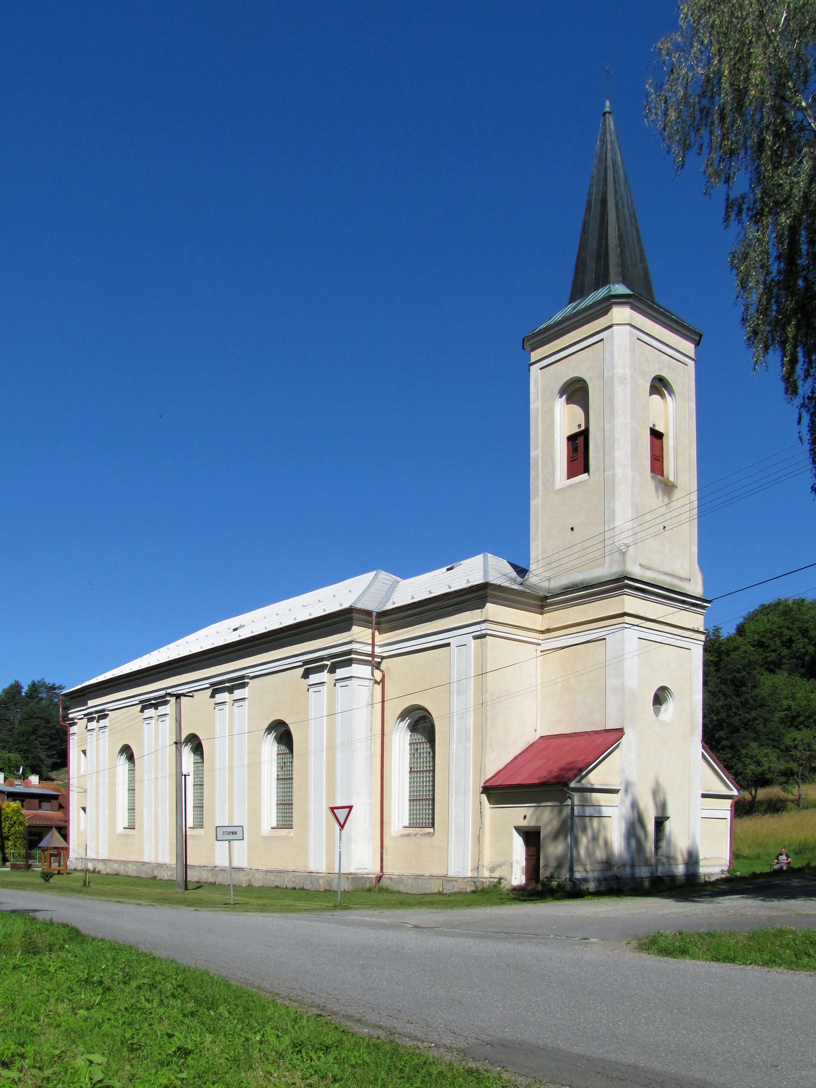 Dnešní pohled – Kostel svatého Klimenta (Stupava)