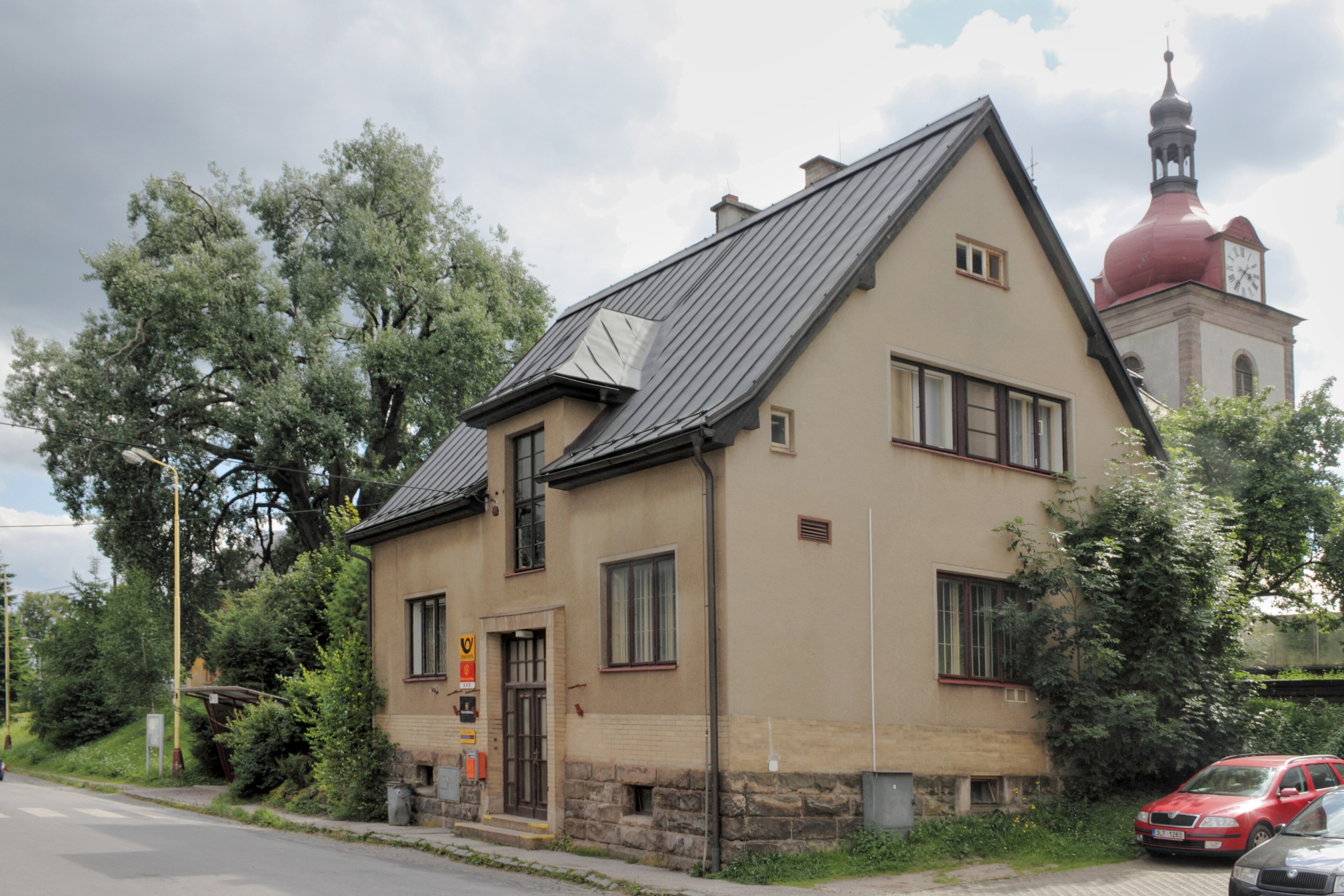 Dnešní pohled – Kostel svatého Mikuláše (Horní Branná)