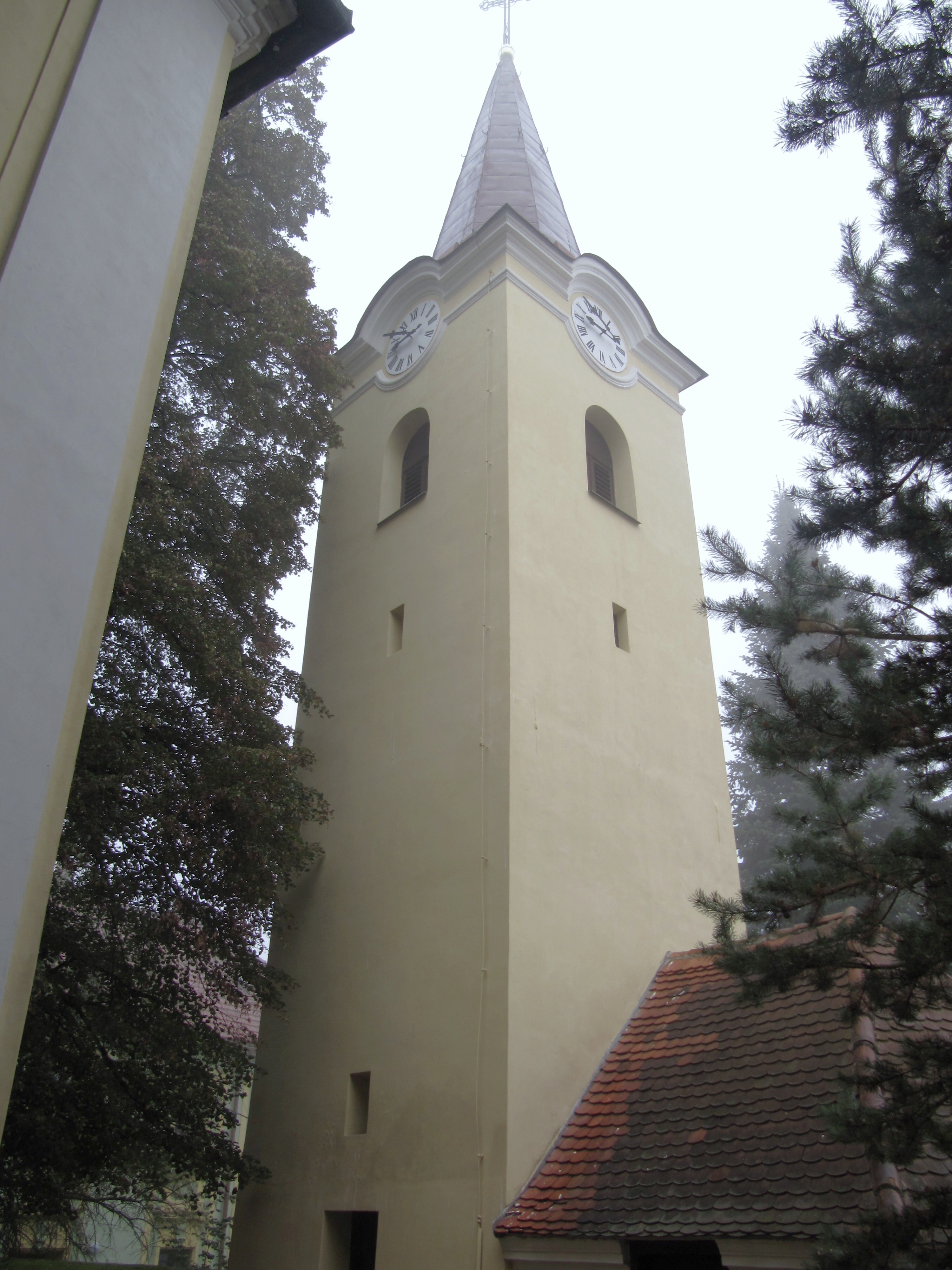 Dnešní pohled – Kostel svatého Petra a Pavla (Těšnovice)
