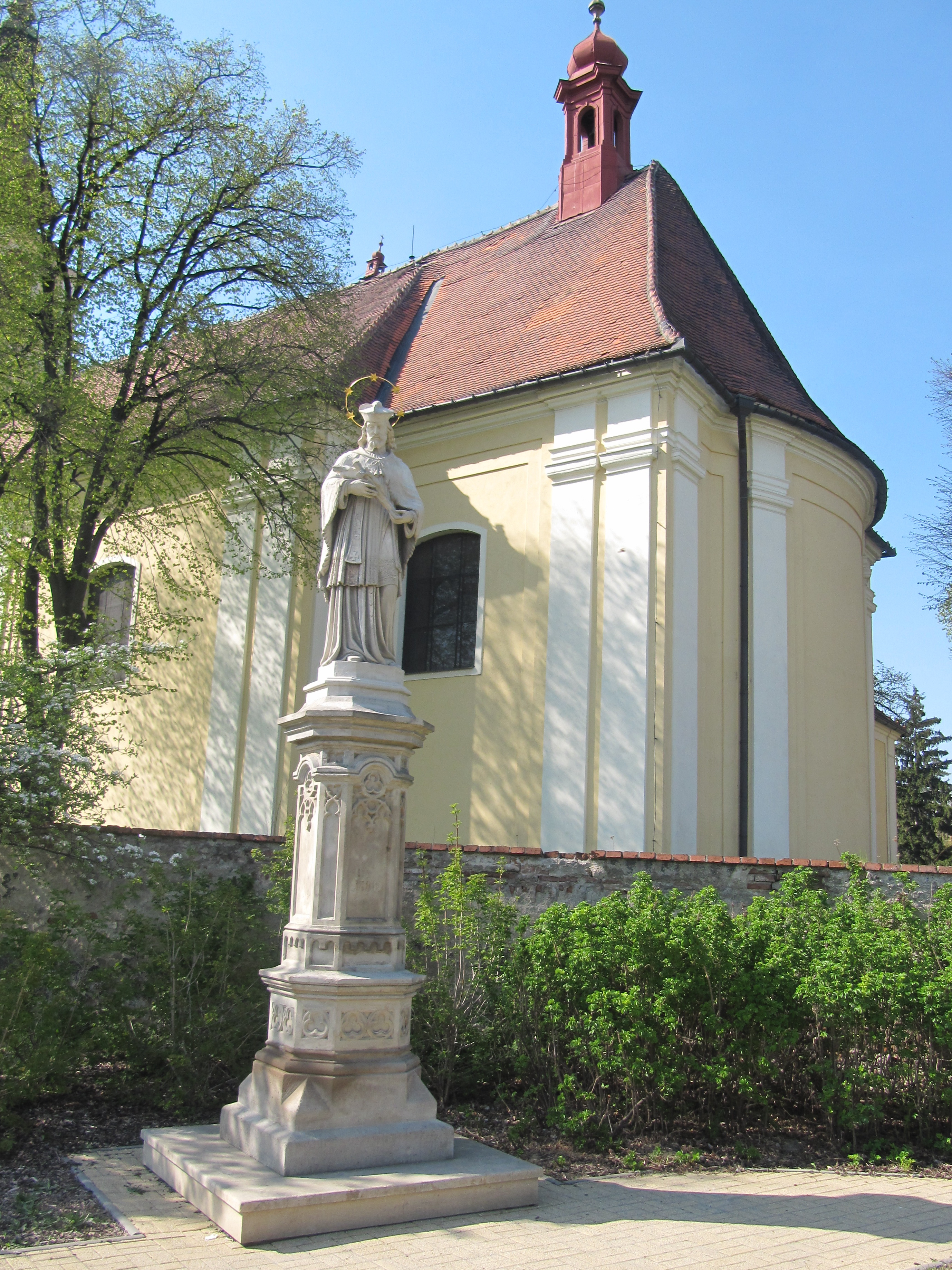 Dnešní pohled – Kostel svatého Václava (Hulín)