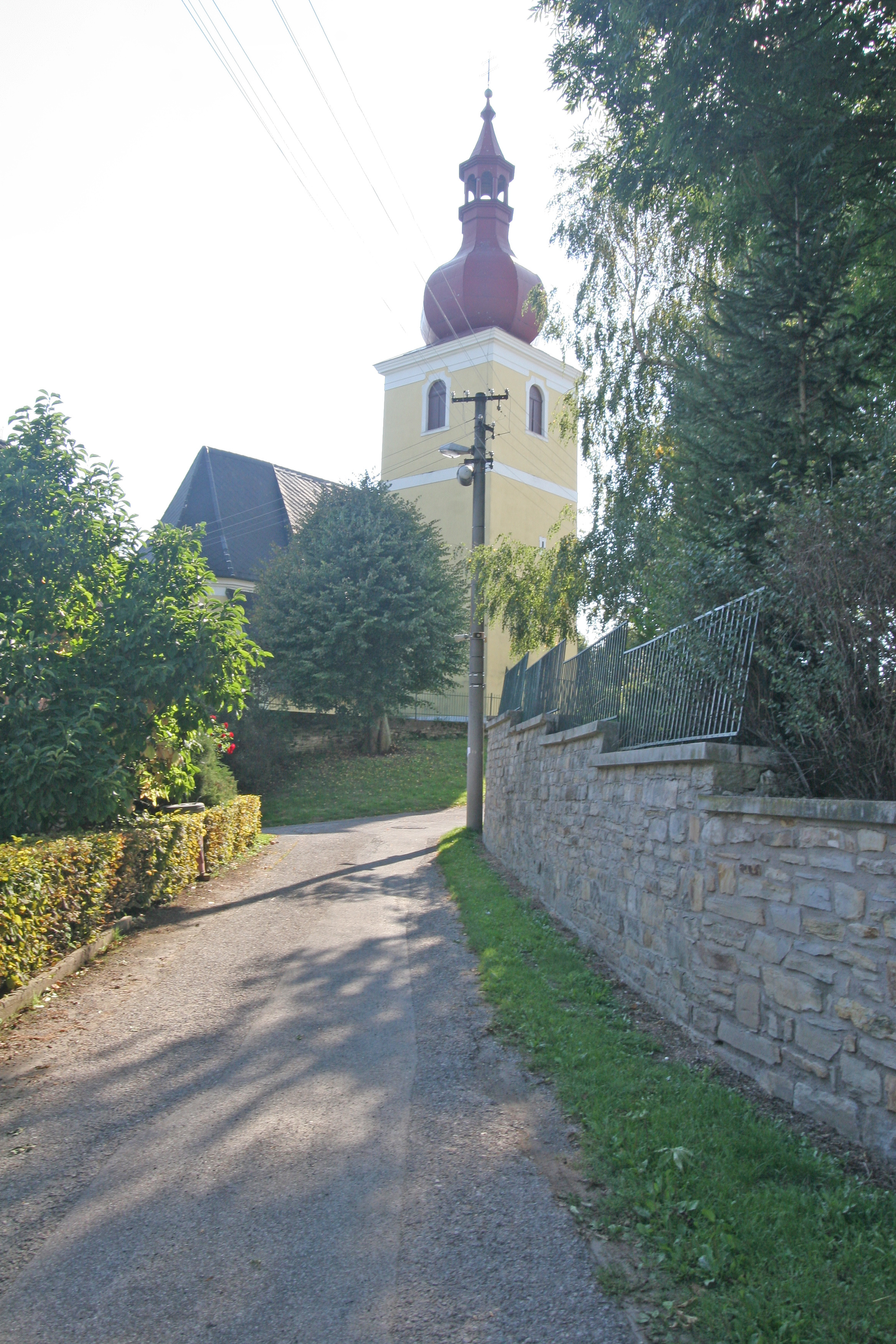 Dnešní pohled – Kostel svatého Štěpána (Velký Třebešov)