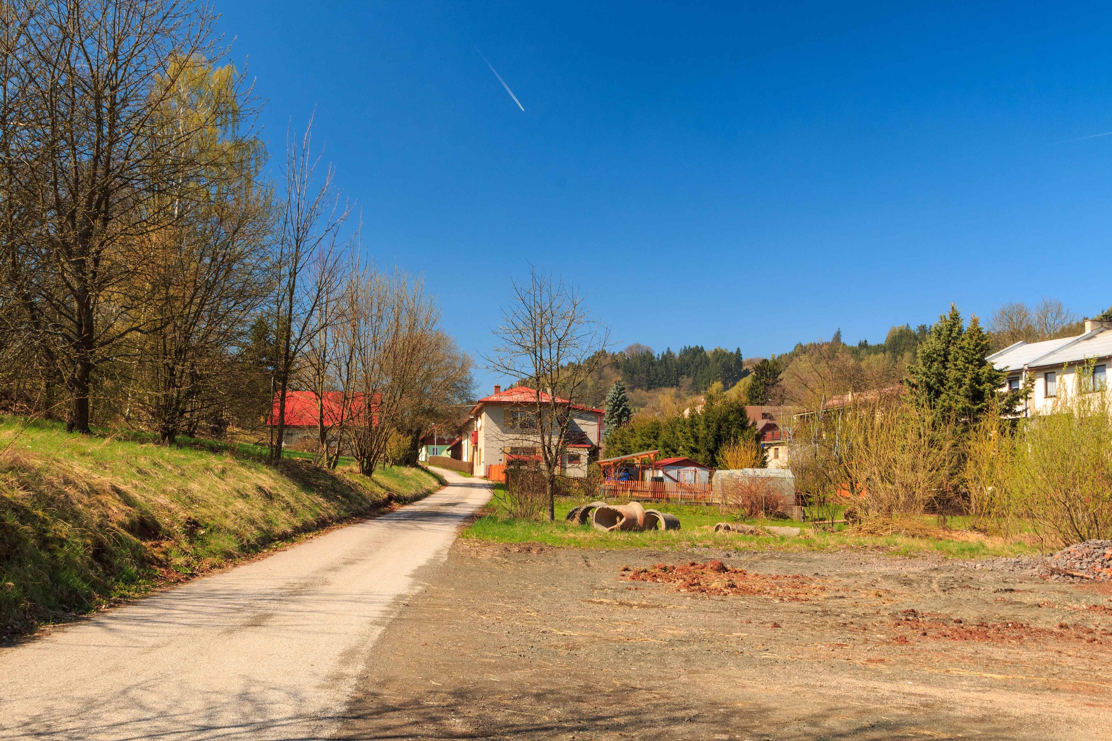 Dnešní pohled – Kostel svatých Andělů strážných (Vidochov)