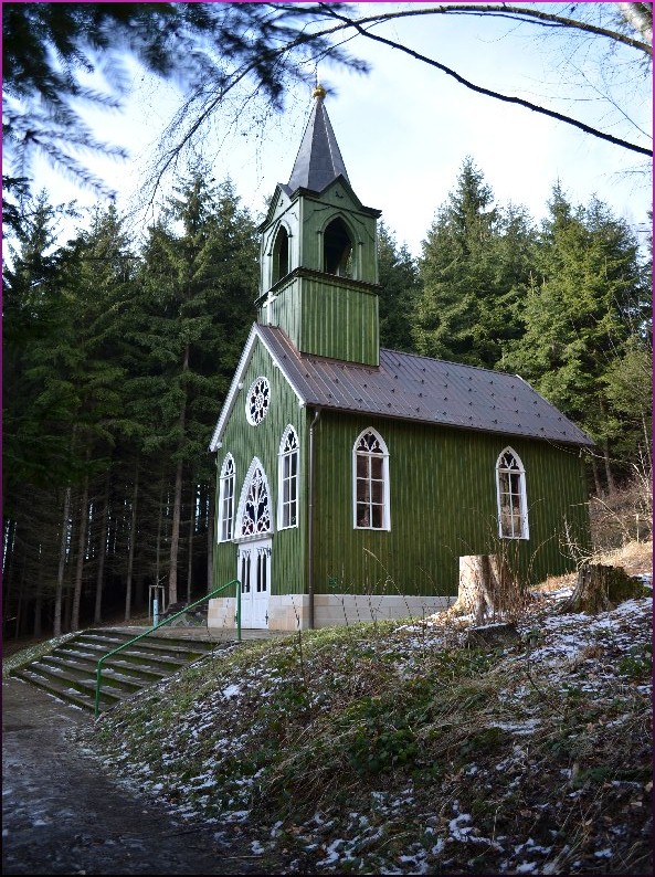 Dnešní pohled – Ticháčkova kaple
