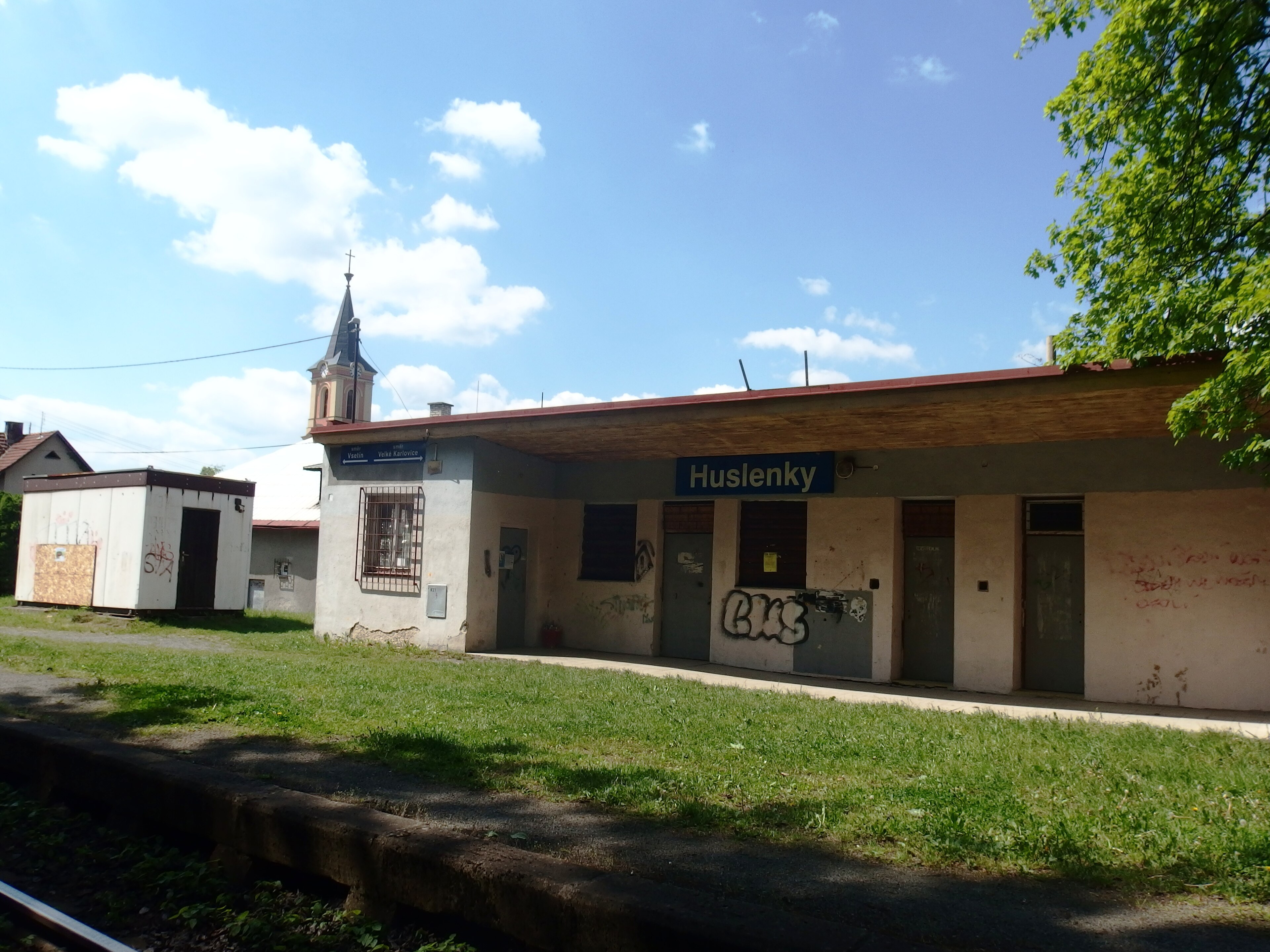 Dnešní pohled – evangelický kostel v Huslenkách