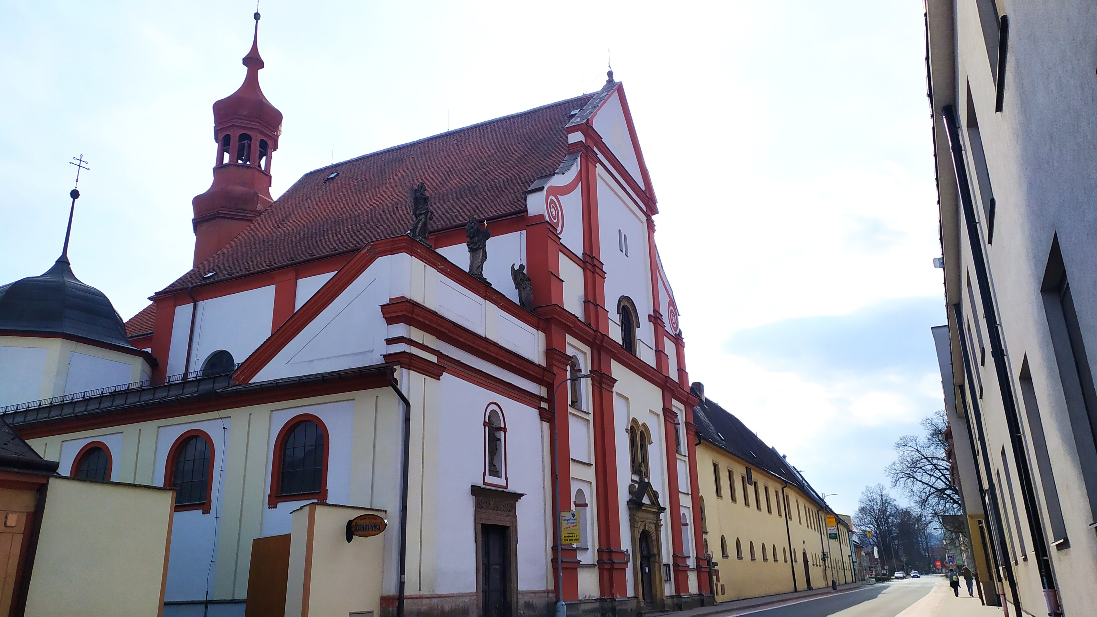 Dnešní pohled – evangelický kostel v Moravské Třebové