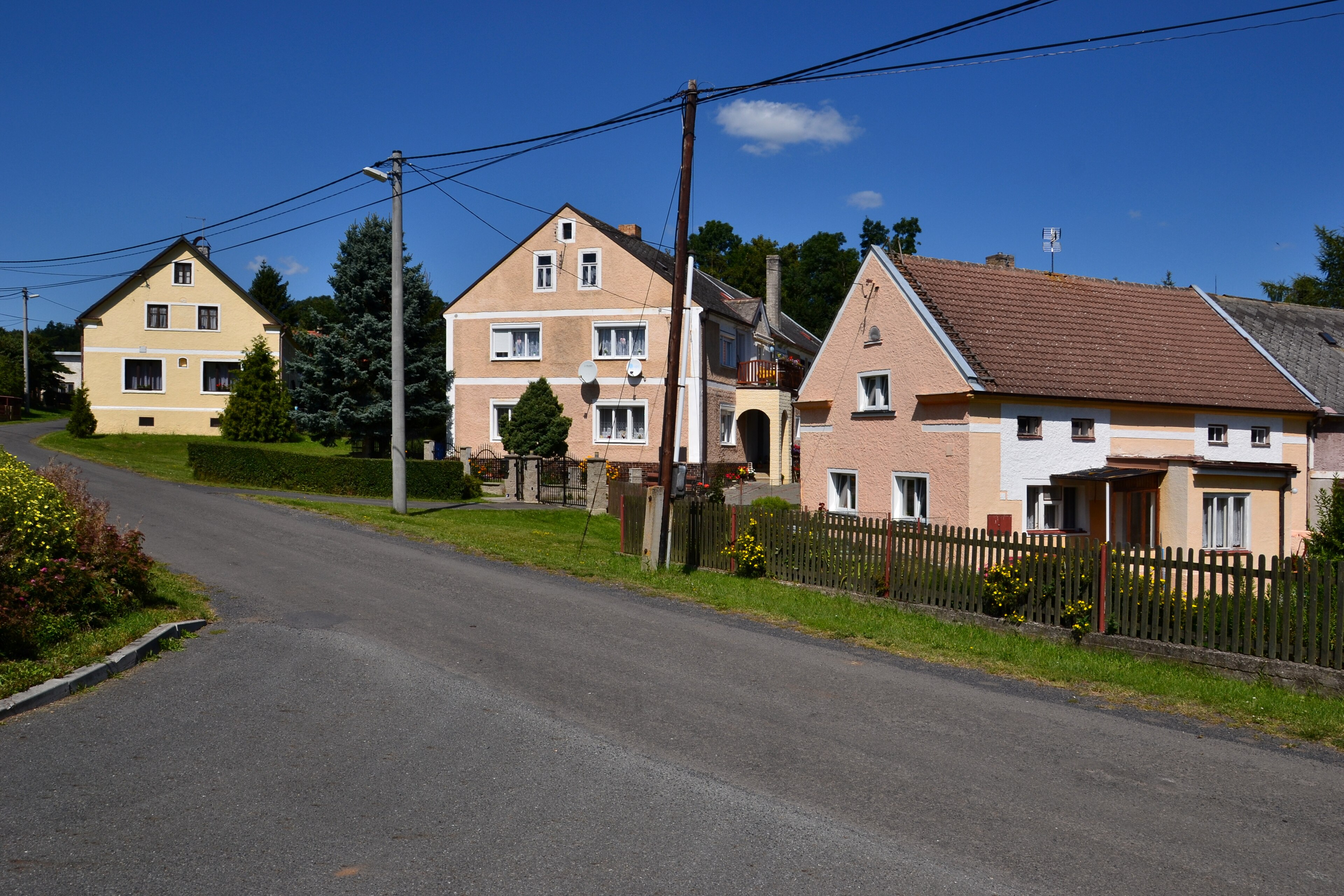 Dnešní pohled – kaple Panny Marie (Vahaneč)