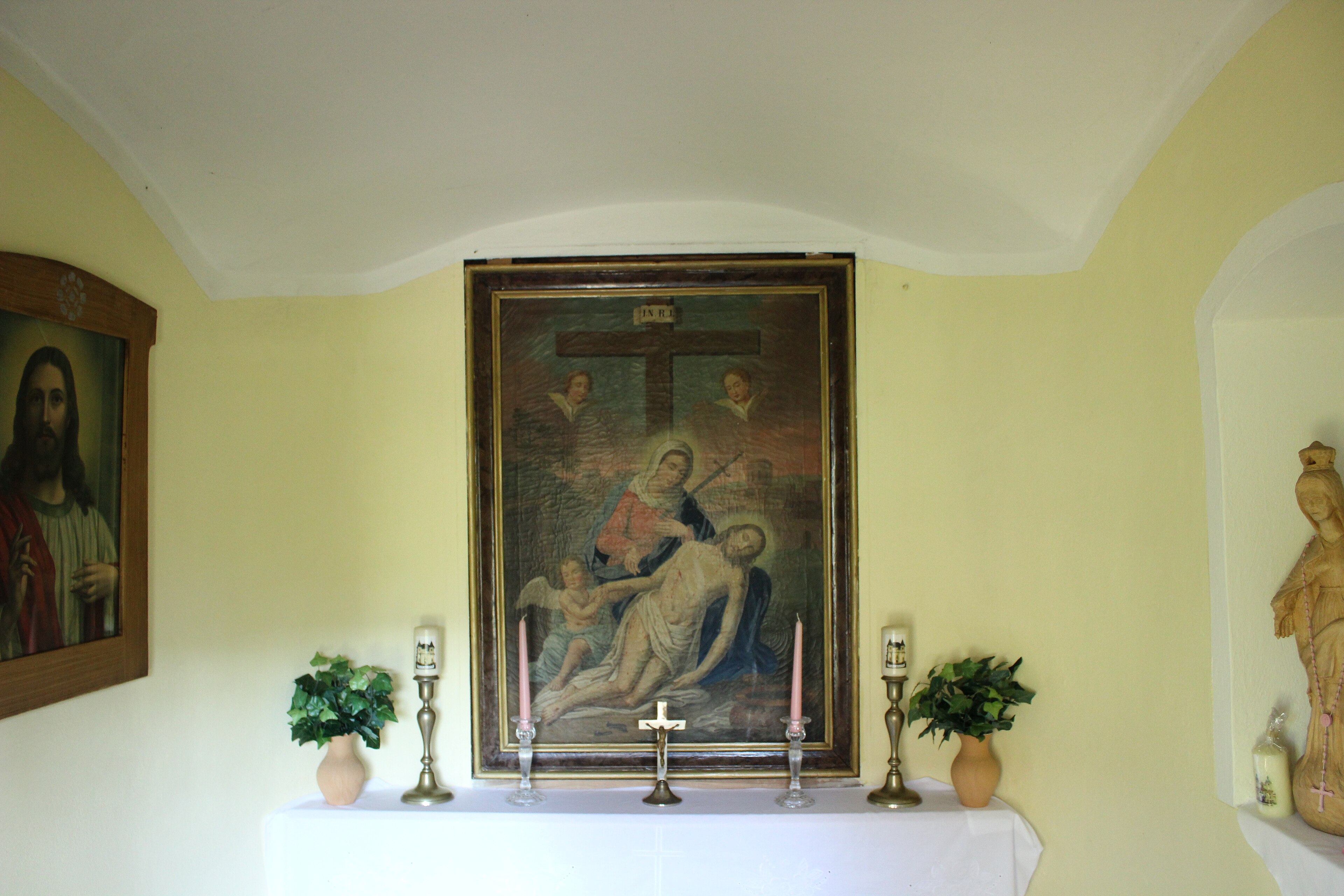 Dnešní pohled – kaple Panny Marie Bolestné (Mořkov)