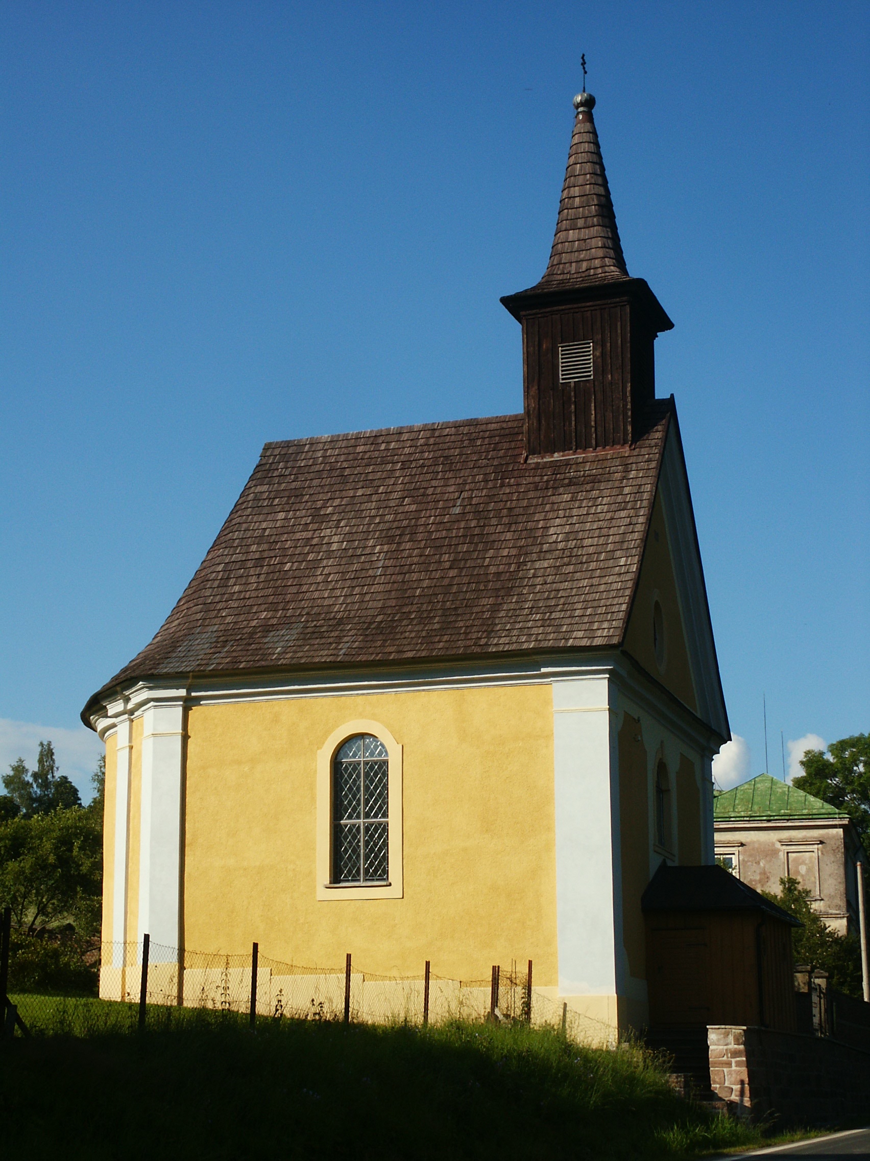Dnešní pohled – kaple svaté Tekly