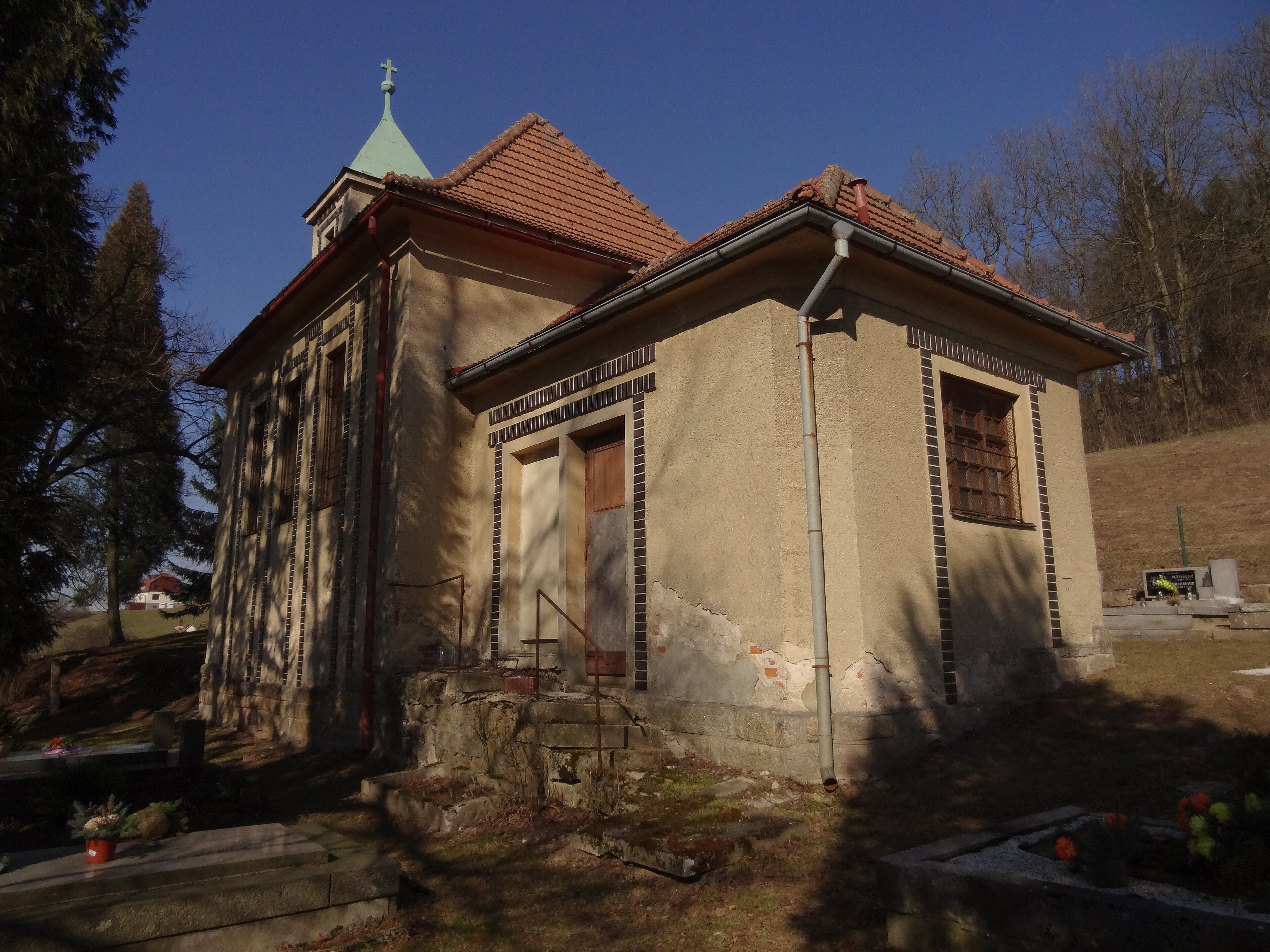 Dnešní pohled – kaple svatého Antonína Paduánského (Šimonovice)