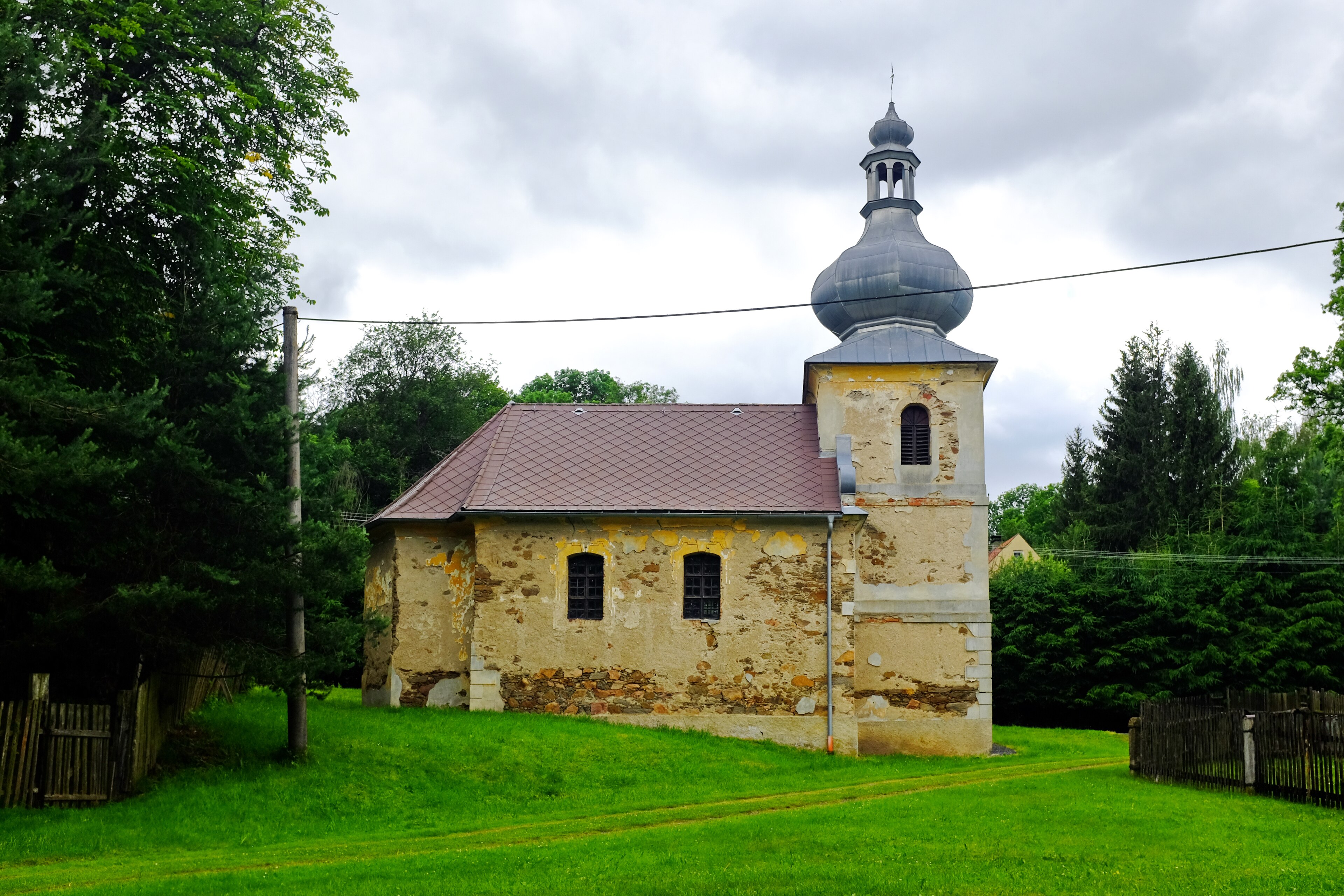 Dnešní pohled – kaple svatého Floriána ve Svinově