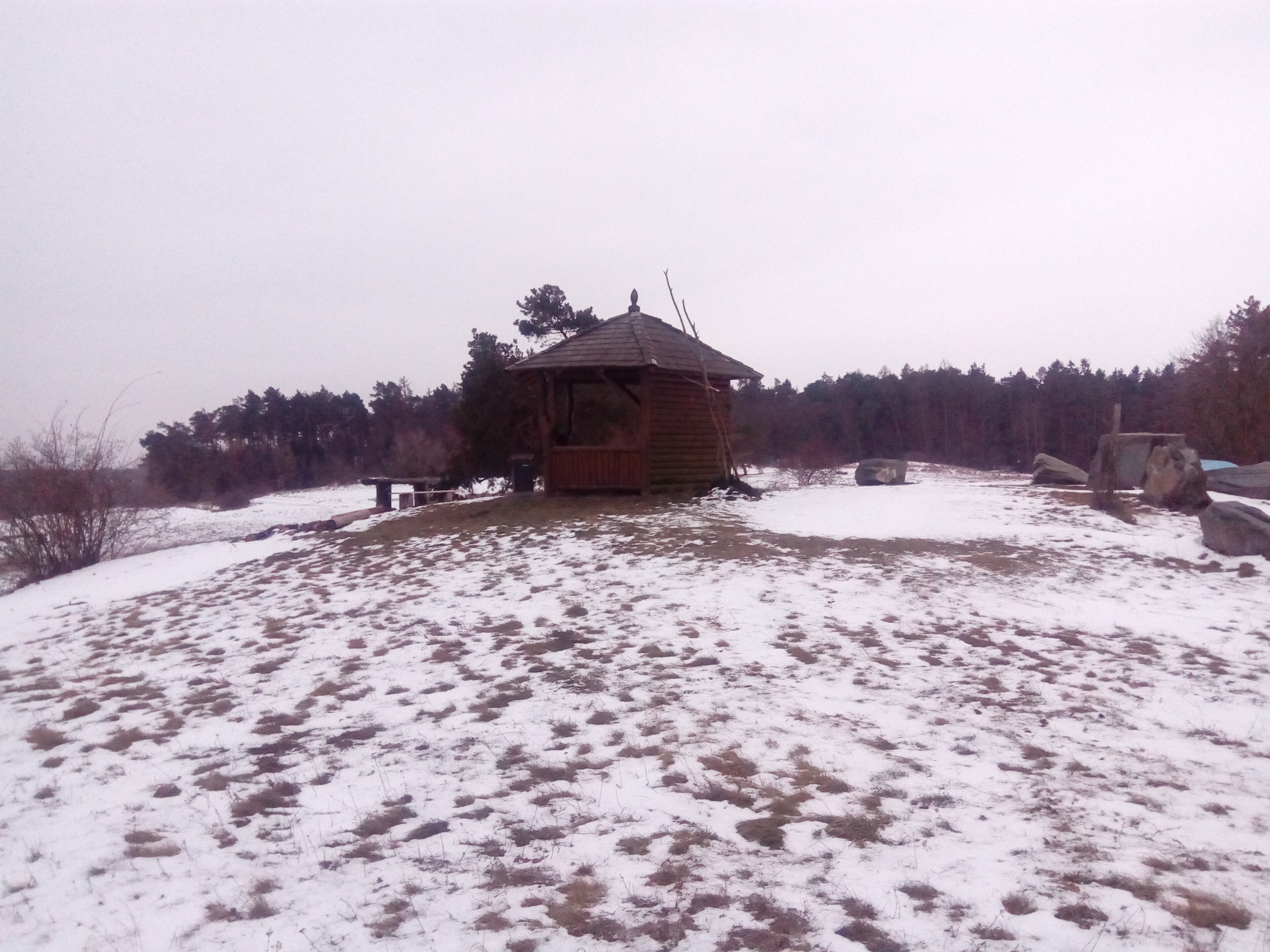 Dnešní pohled – kostel svaté Kateřiny (Vilémov)