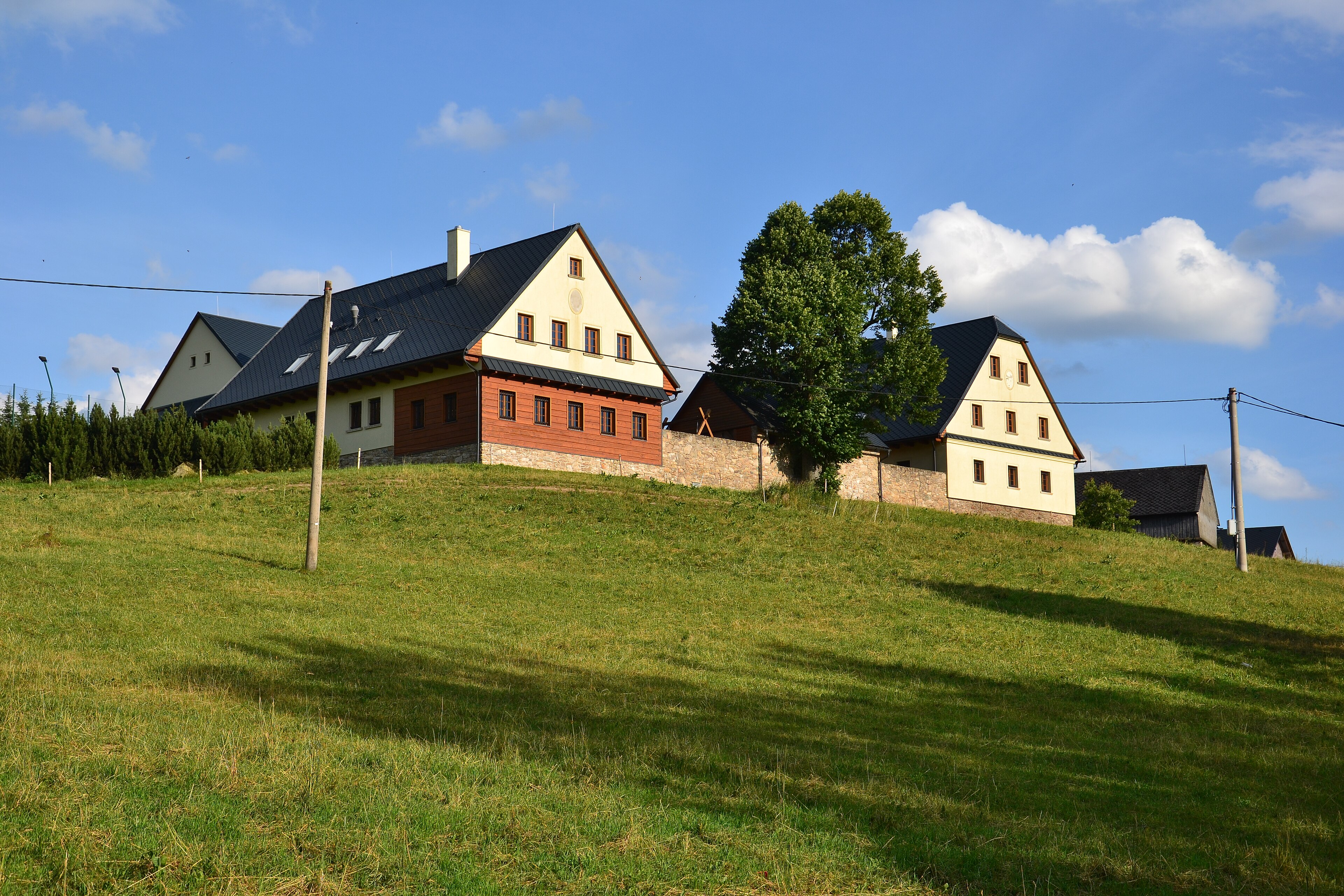 Dnešní pohled – kostel svatého Aloise (Velká Morava)