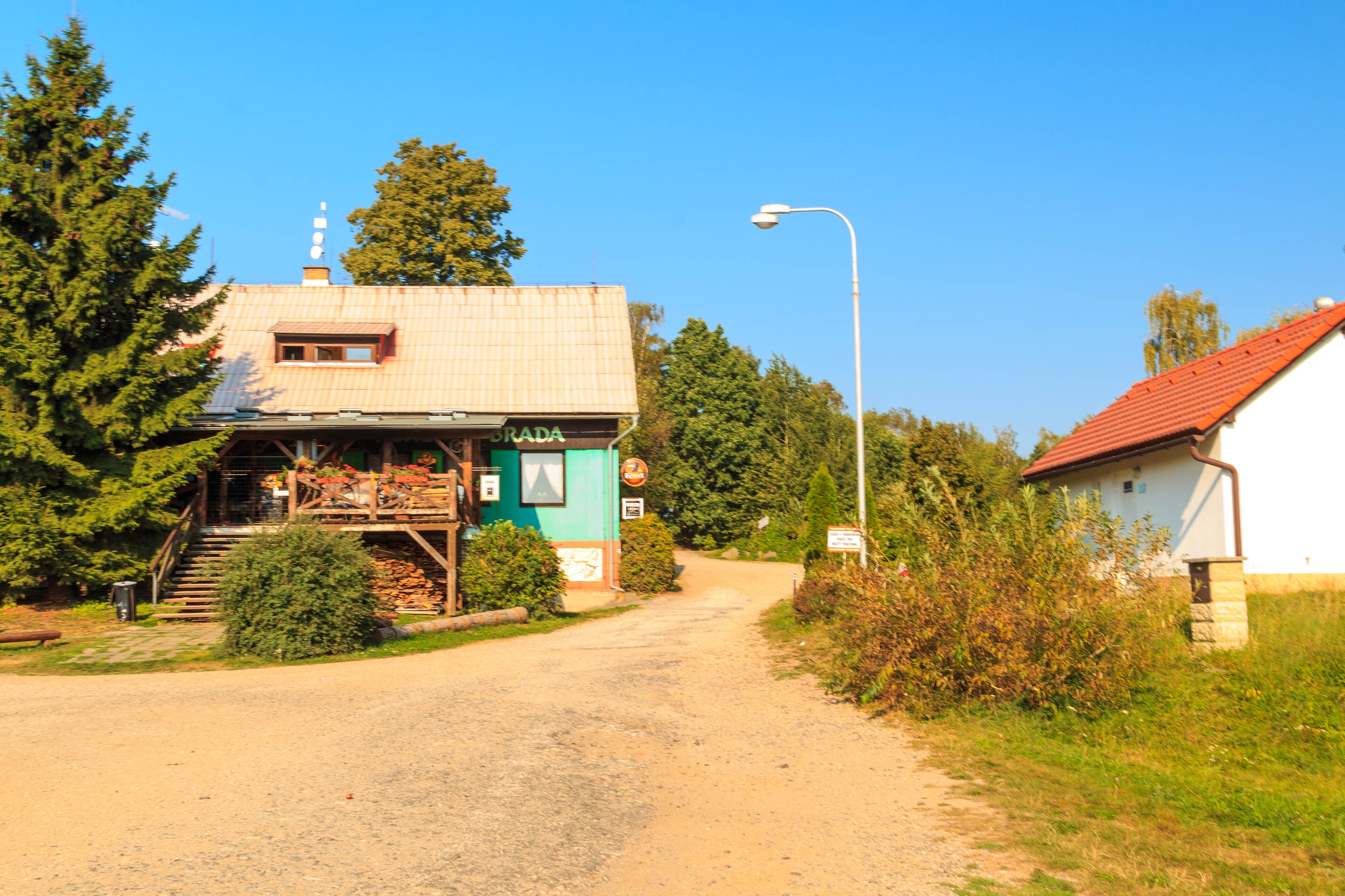 Dnešní pohled – kostel svatého Bartoloměje (Brada)