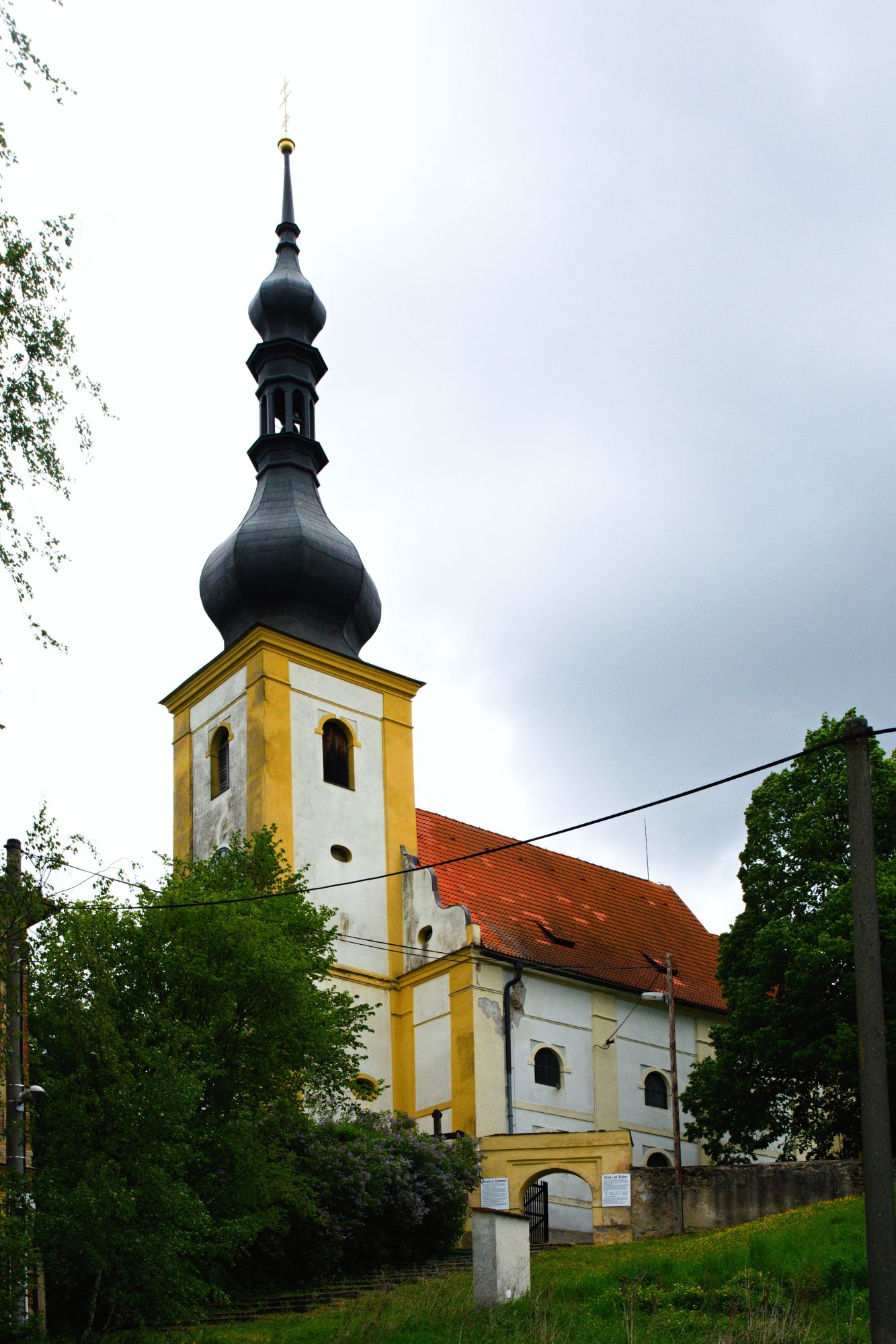 Dnešní pohled – kostel svatého Jakuba Většího (Brod nad Tichou)