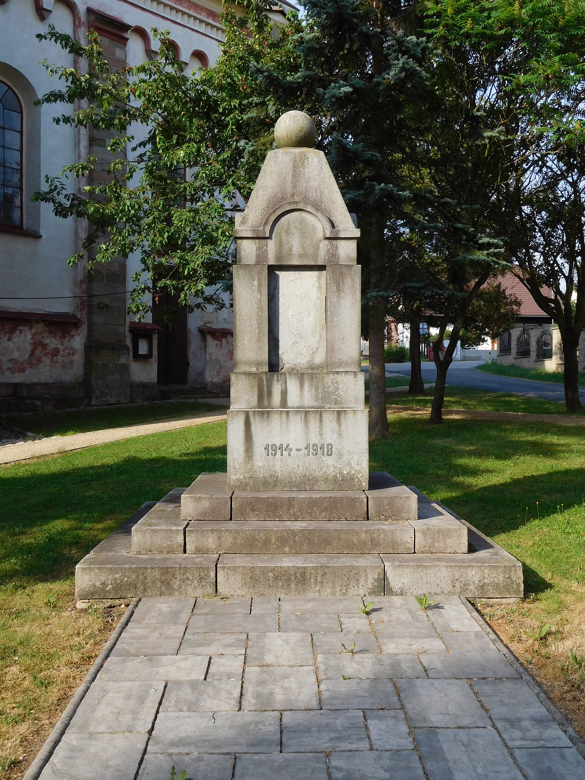 Dnešní pohled – kostel svatého Jiří (Dolní Branná)
