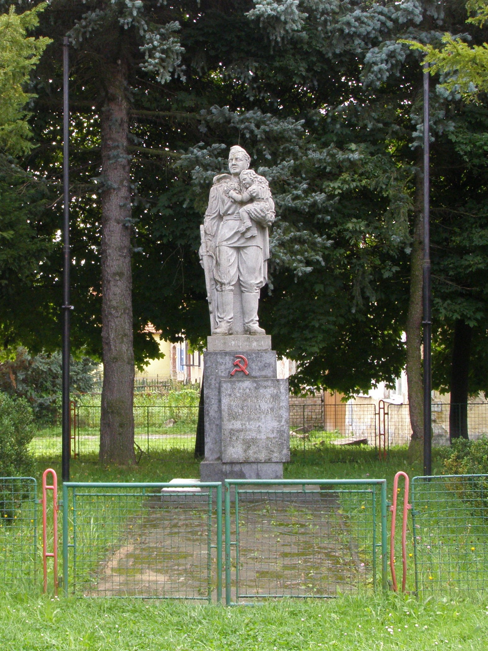 Dnešní pohled – kostel svatého Kříže (Slavonice)