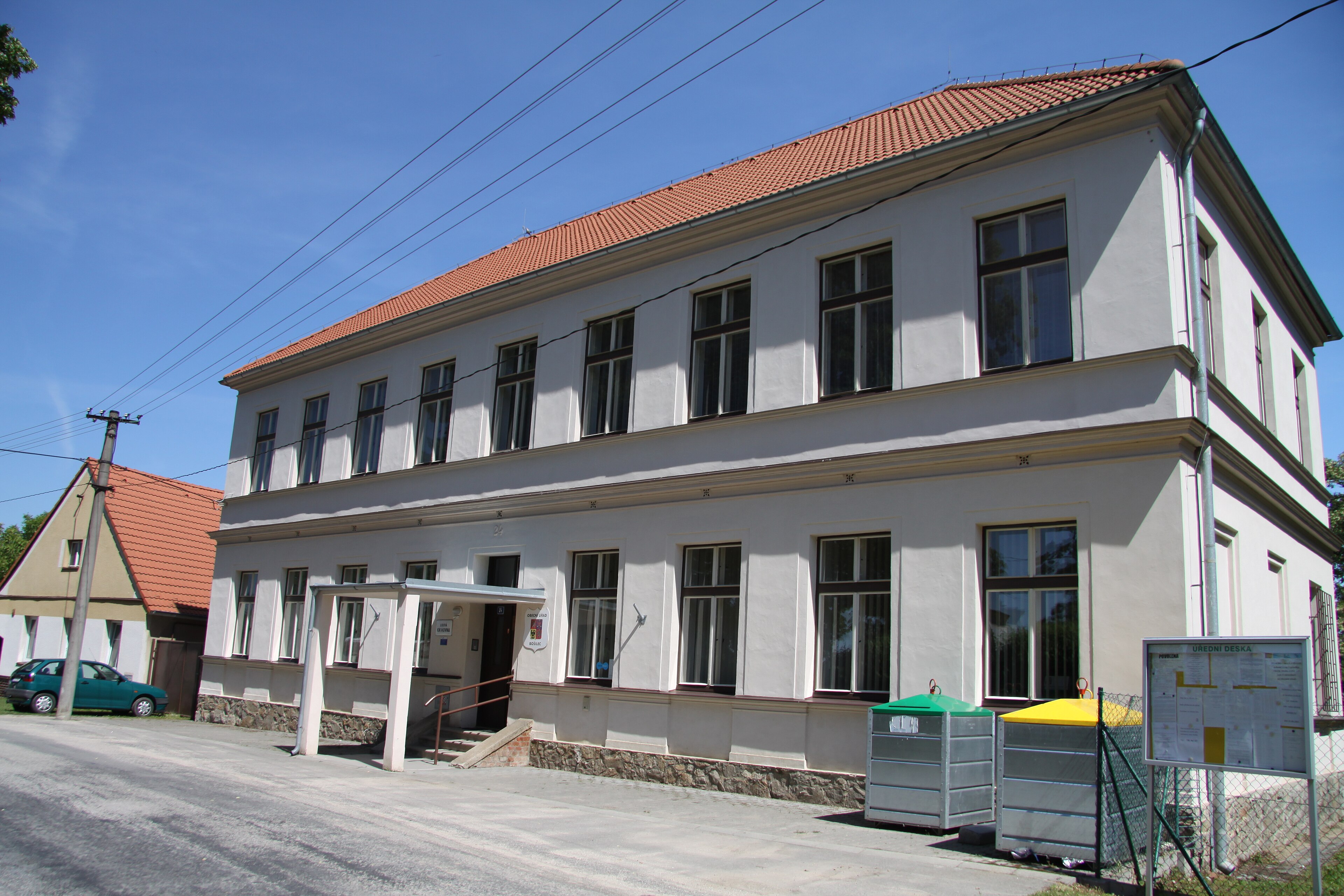 Dnešní pohled – kostel svatého Martina (Bošilec)