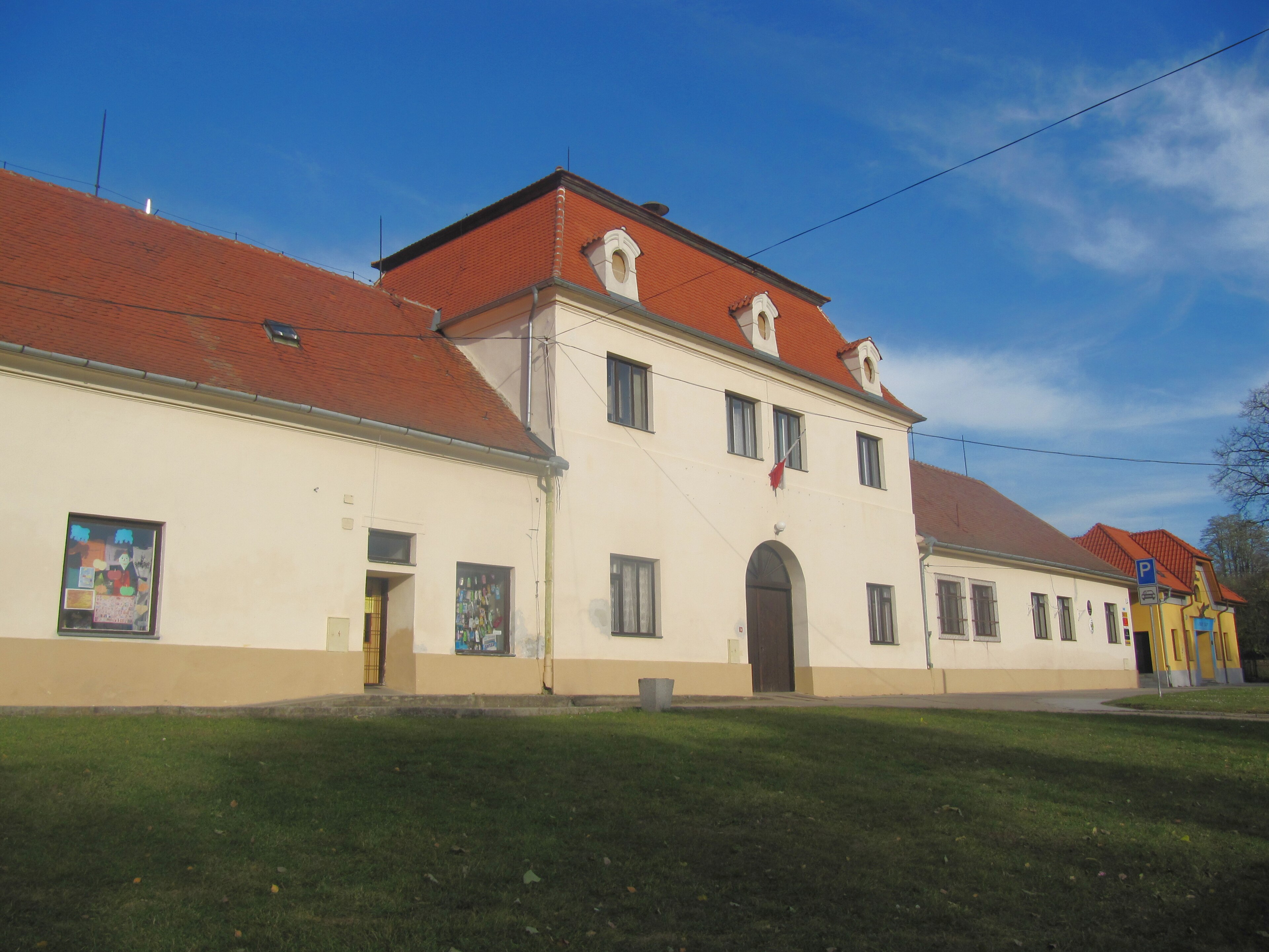 Dnešní pohled – kostel svatého Václava (Domanín)
