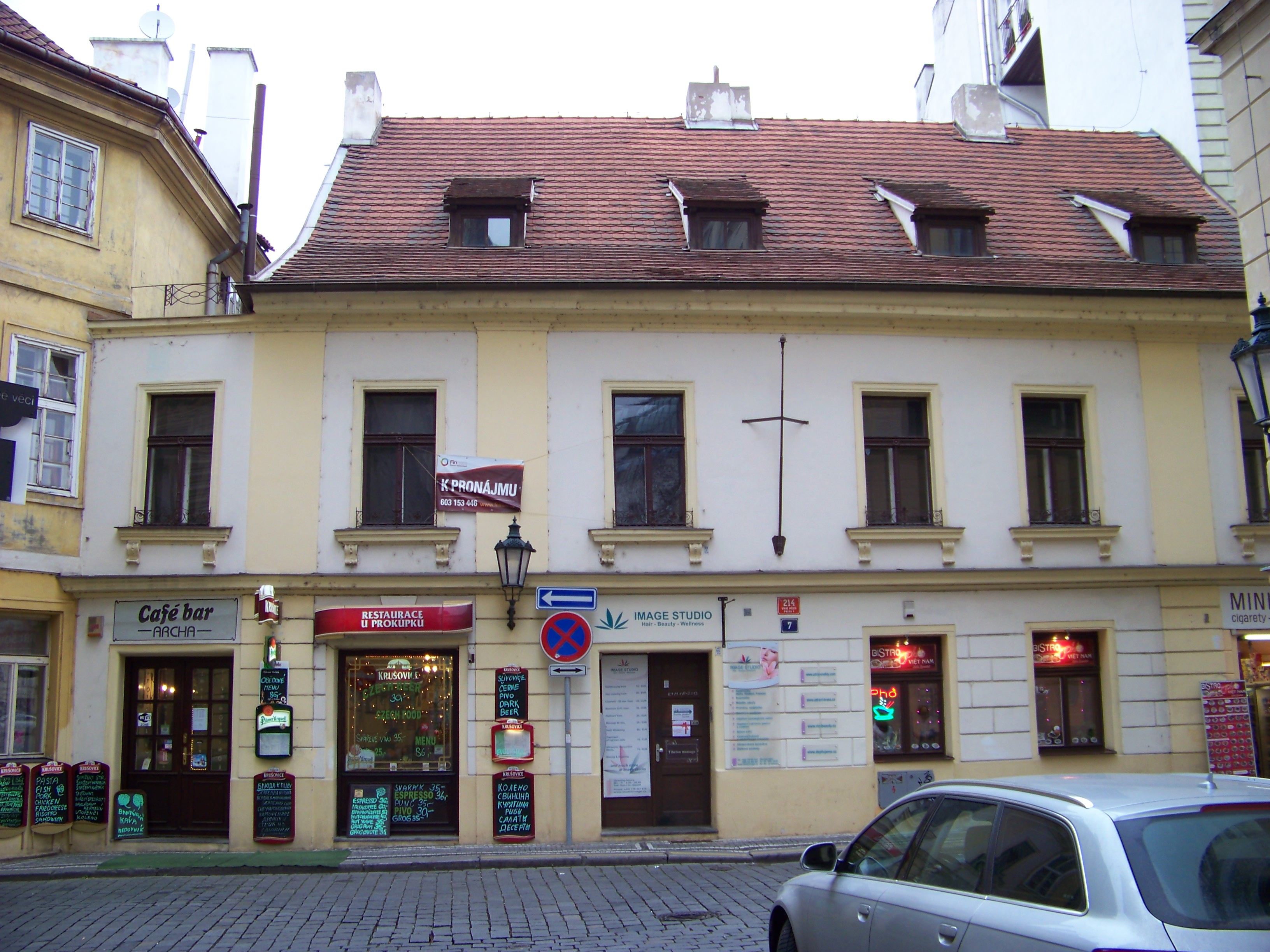 Dnešní pohled – U Dobřenských