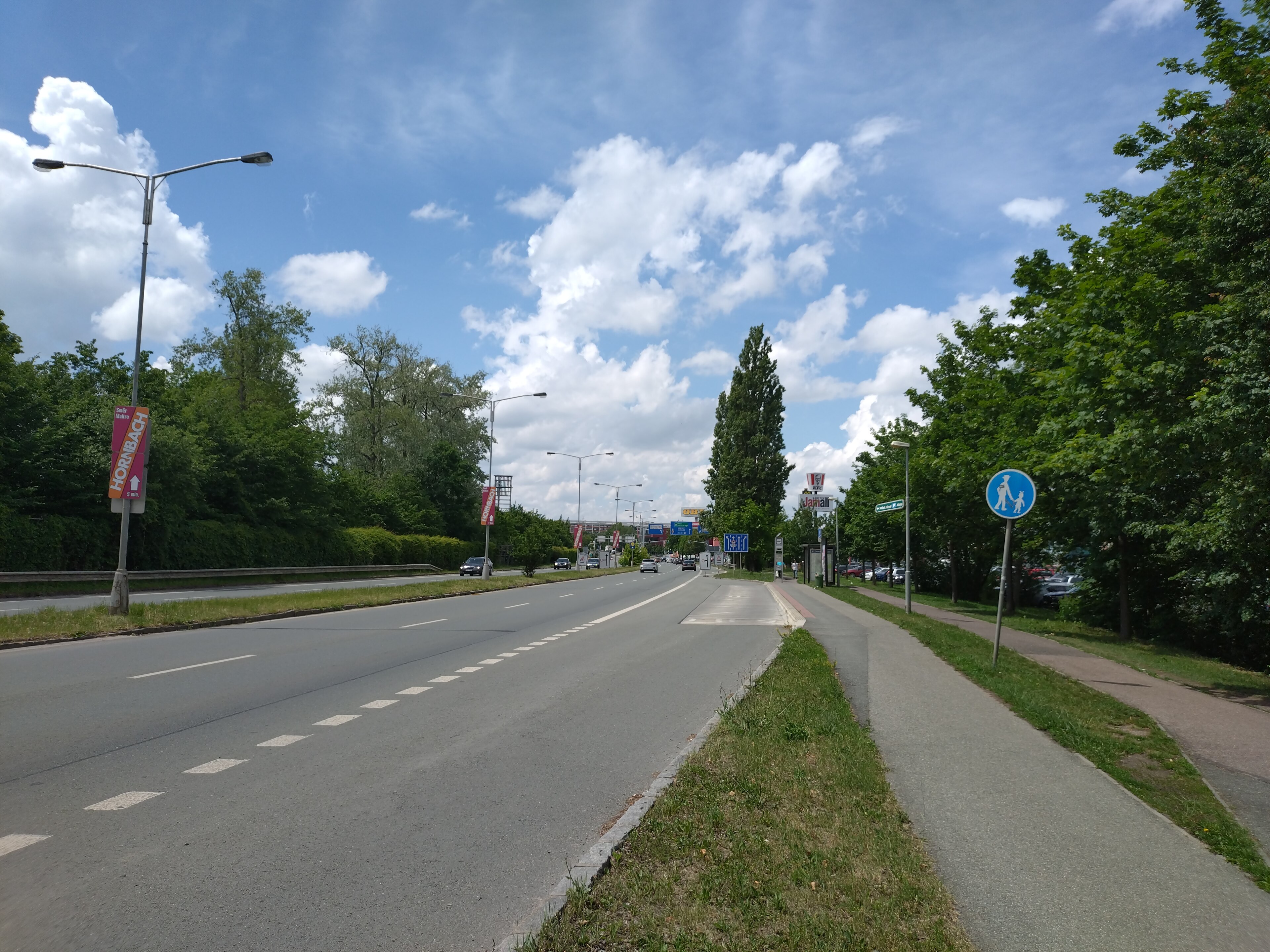 Dnešní pohled – Šimkovy sady