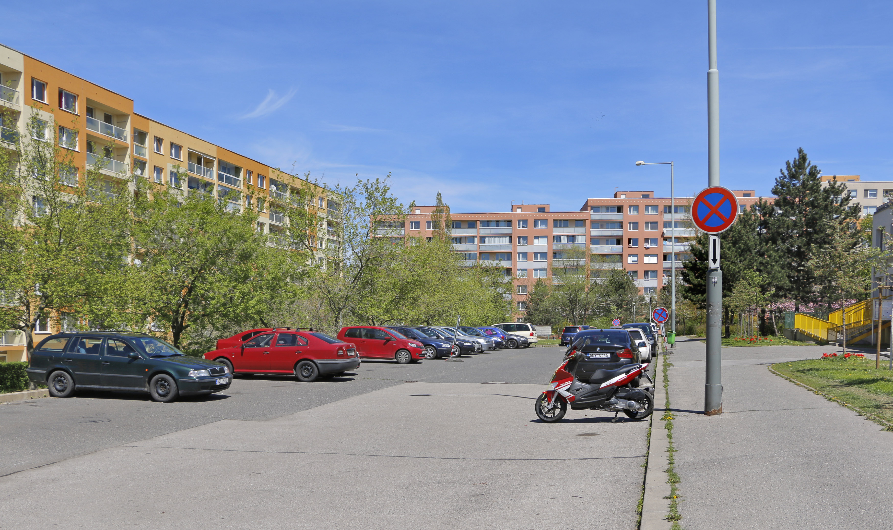 Dnešní pohled – Centrální park Černý Most