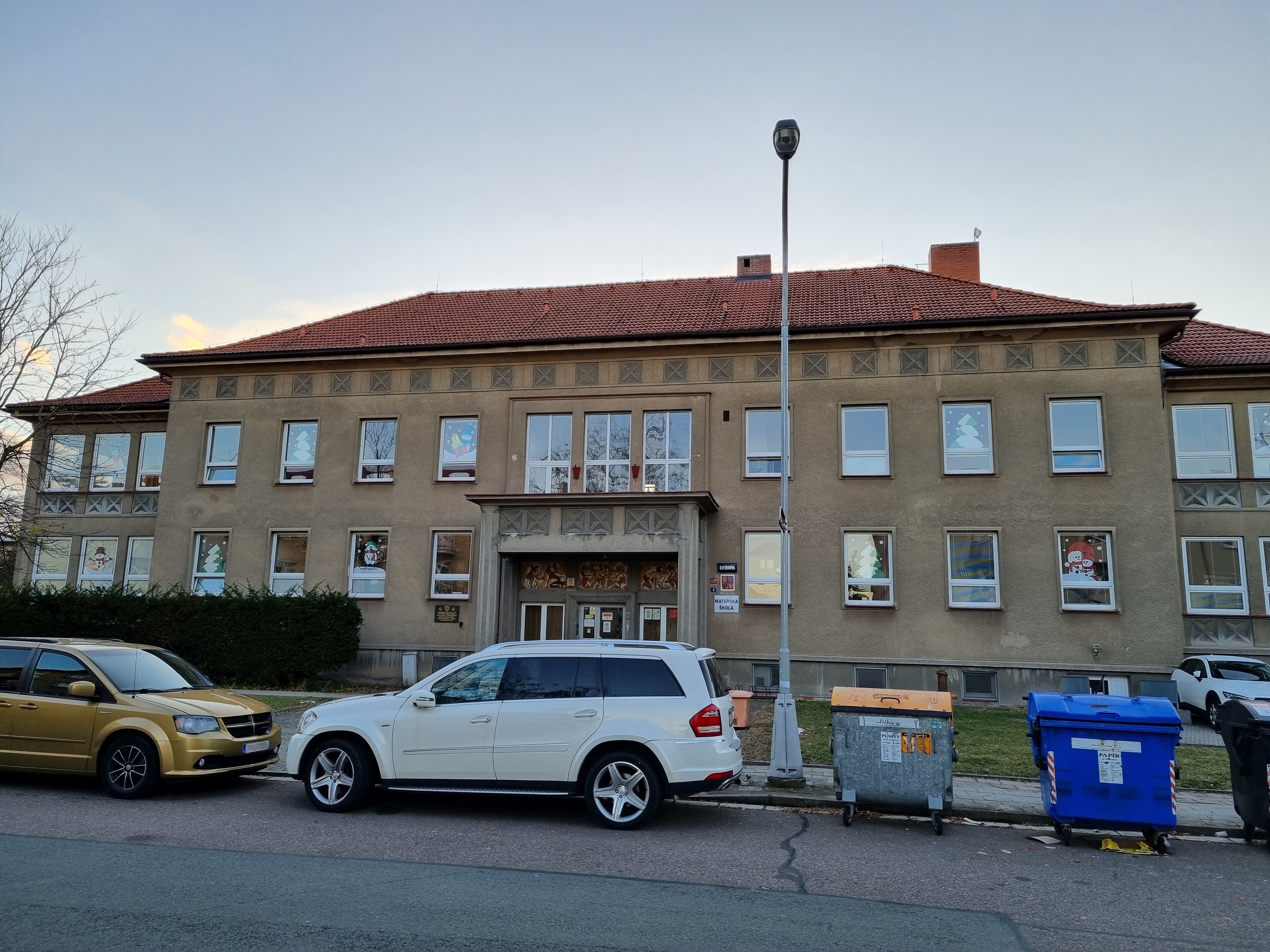 Dnešní pohled – Kubištovy sady