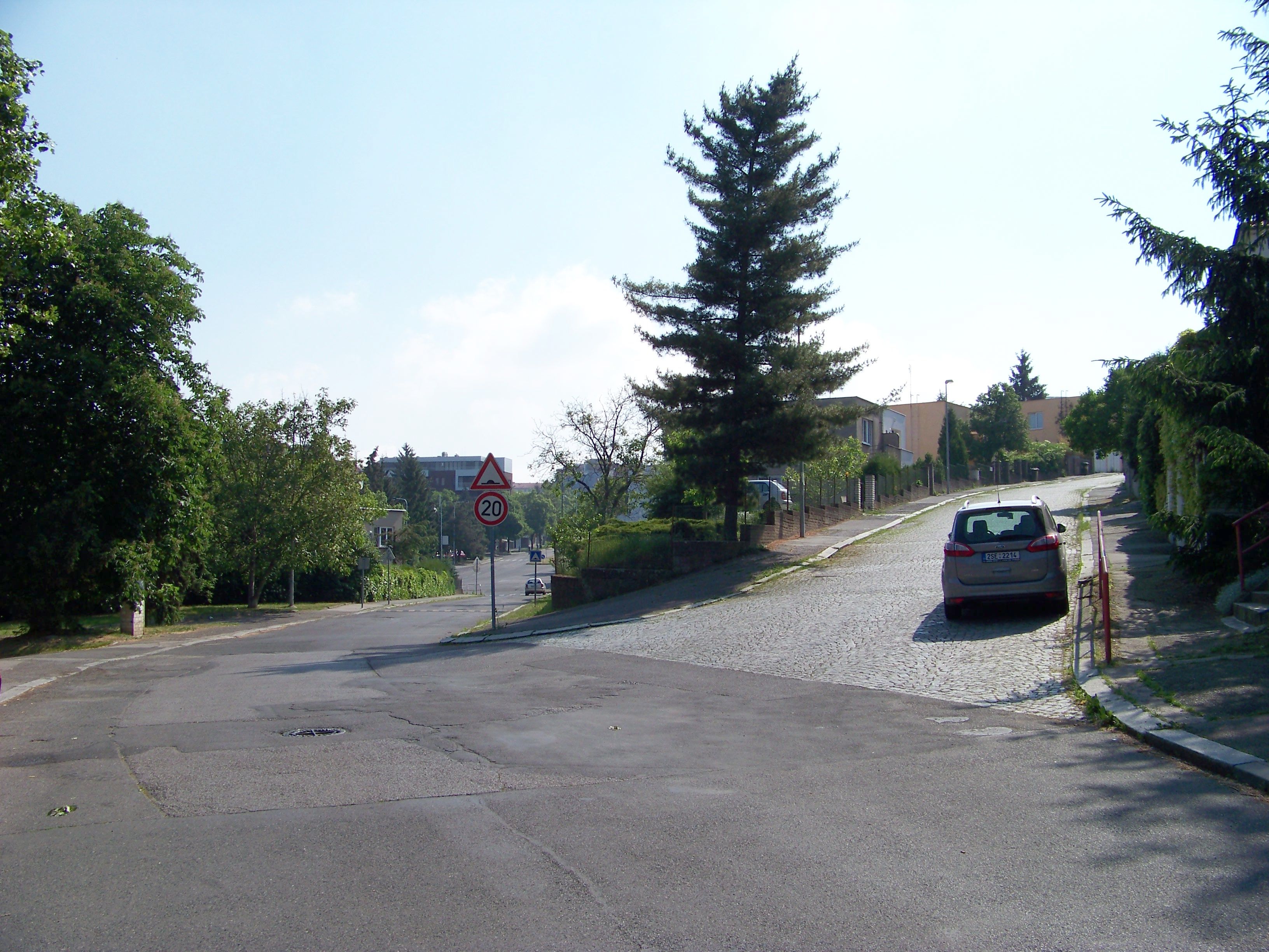 Dnešní pohled – Park Adolfa Borna