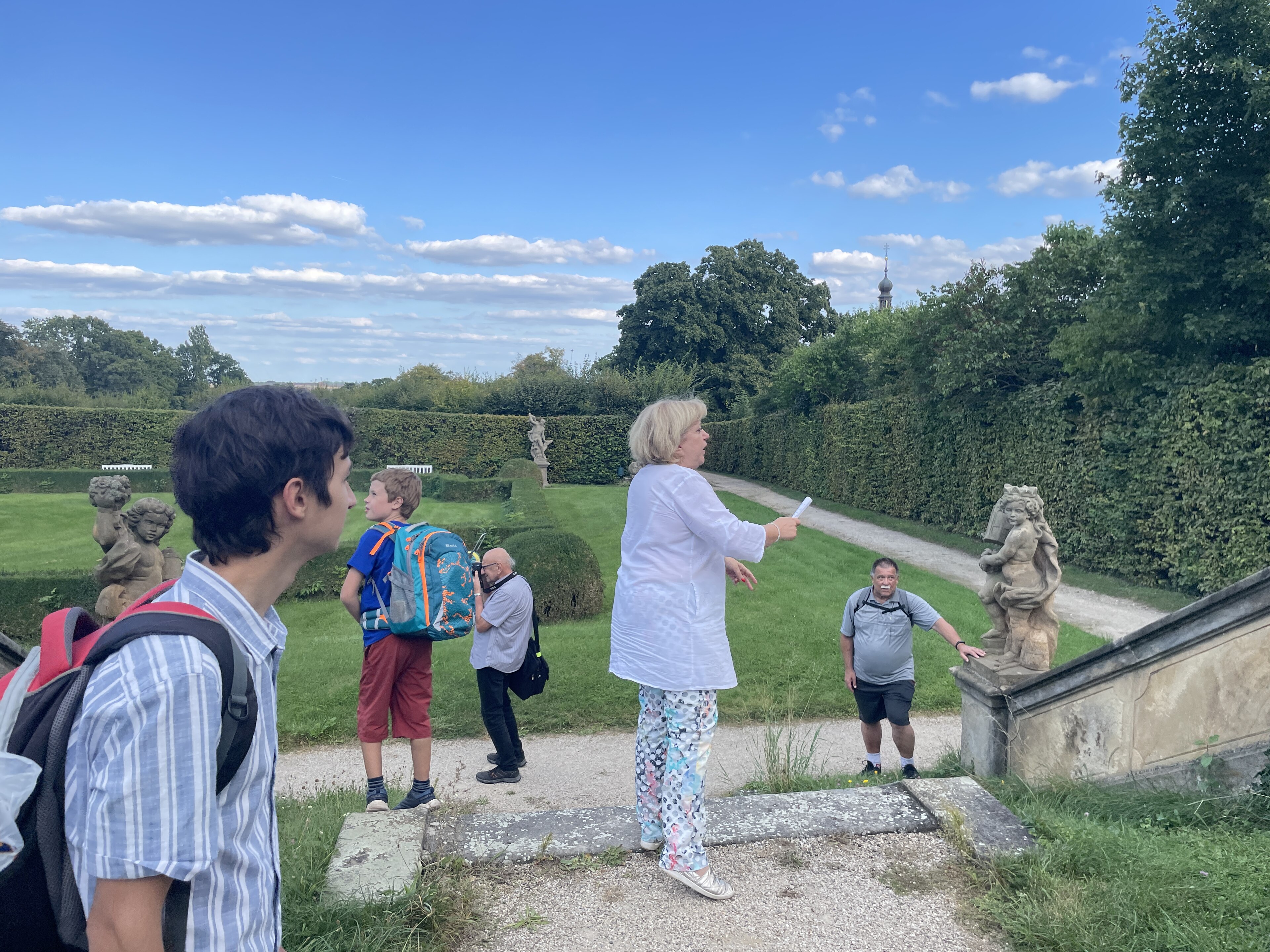 Dnešní pohled – Zámecké parky v Lysé nad Labem