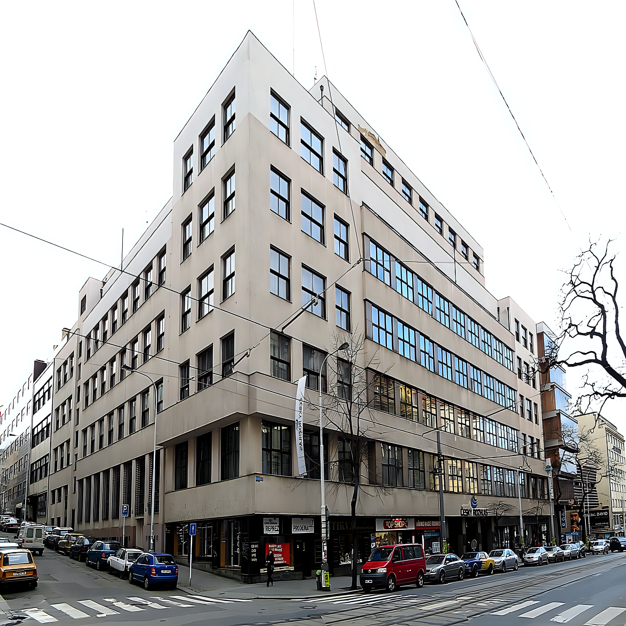 
<span>Budova Českého rozhlasu</span>
