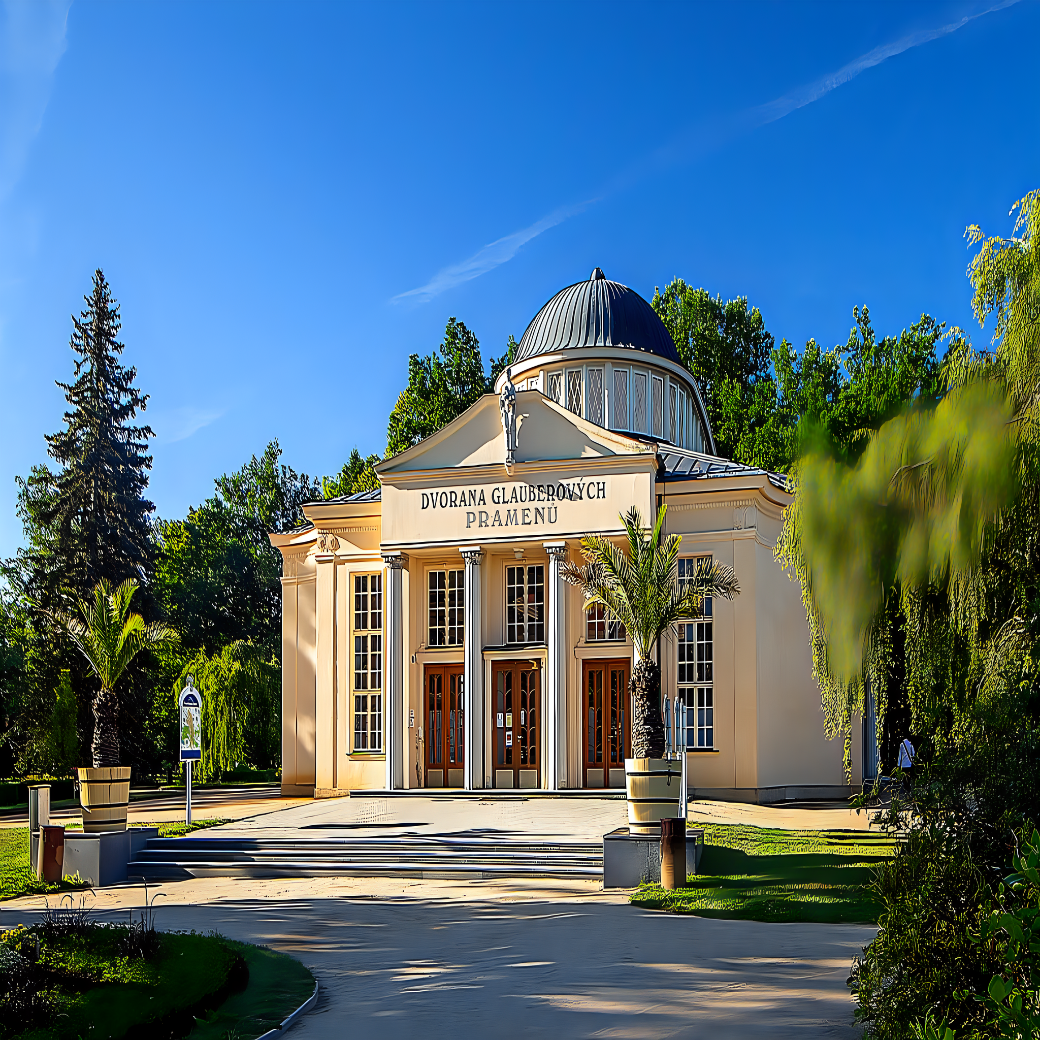
<span>Dvorana Glauberových pramenů</span>
