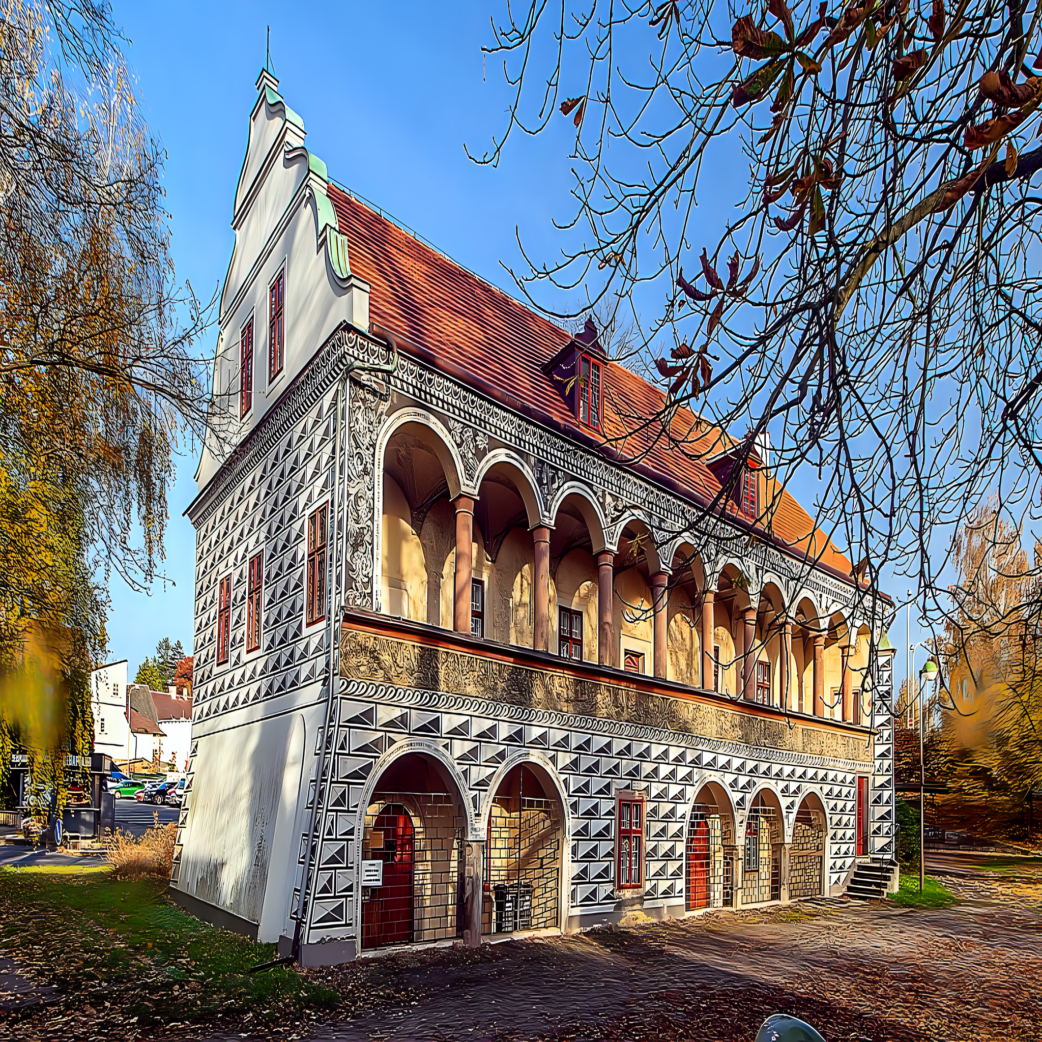 
<span>Červený dům v České Lípě</span>
