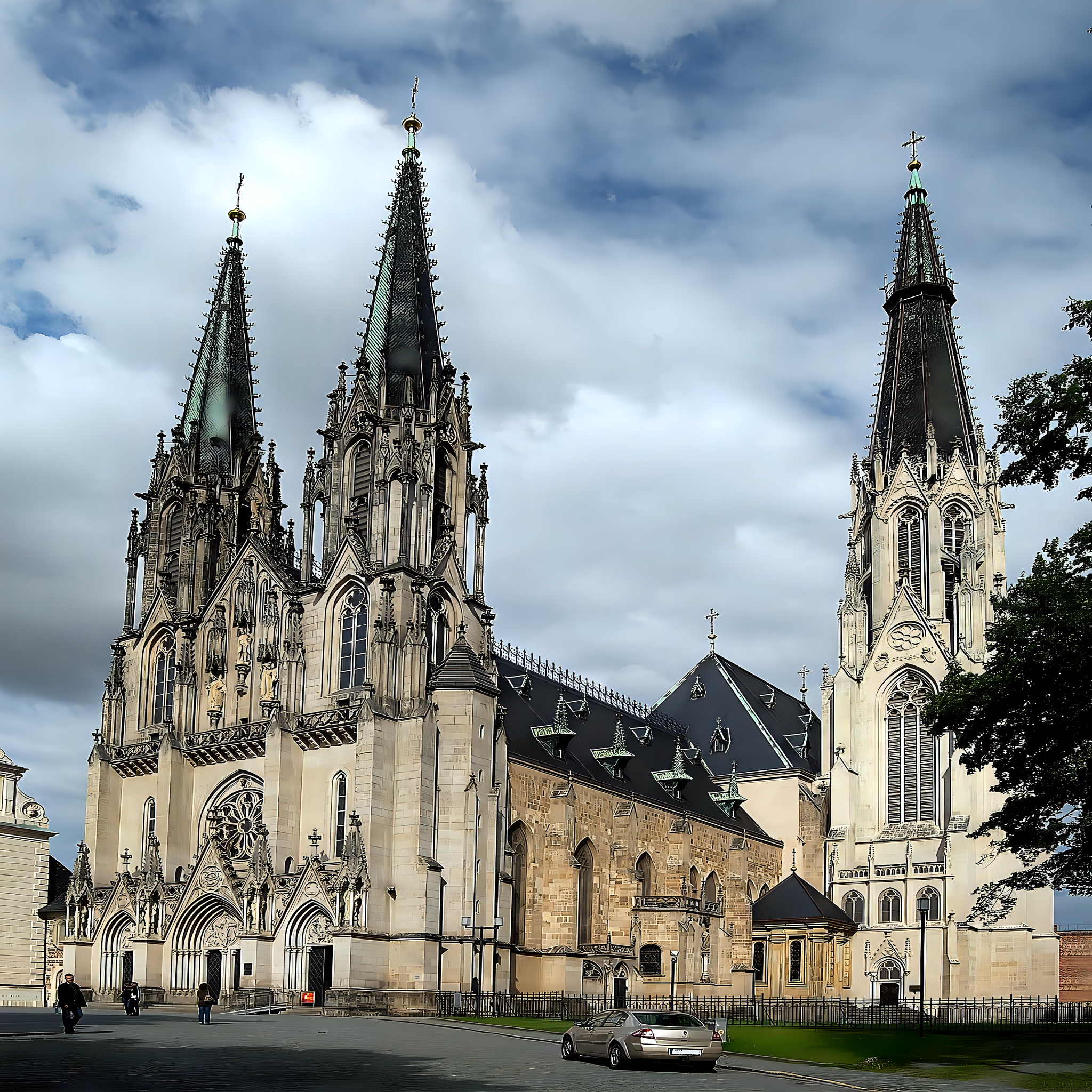 
<span>Katedrála svatého Václava v Olomouci</span>

