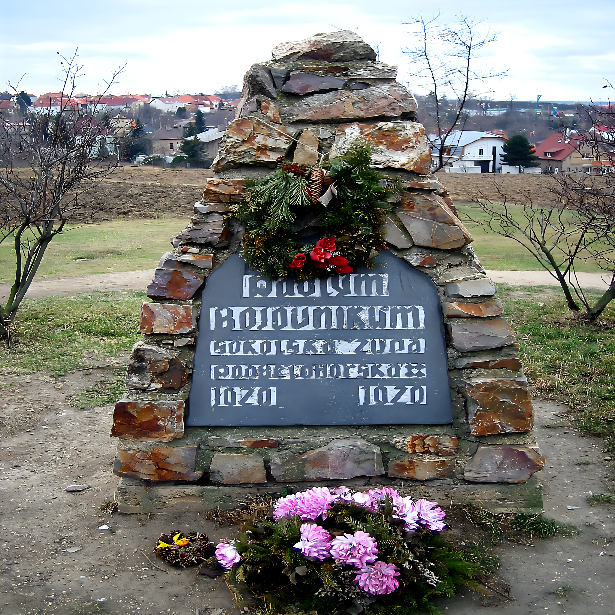 
<span>Mohyla na Bílé hoře</span>
