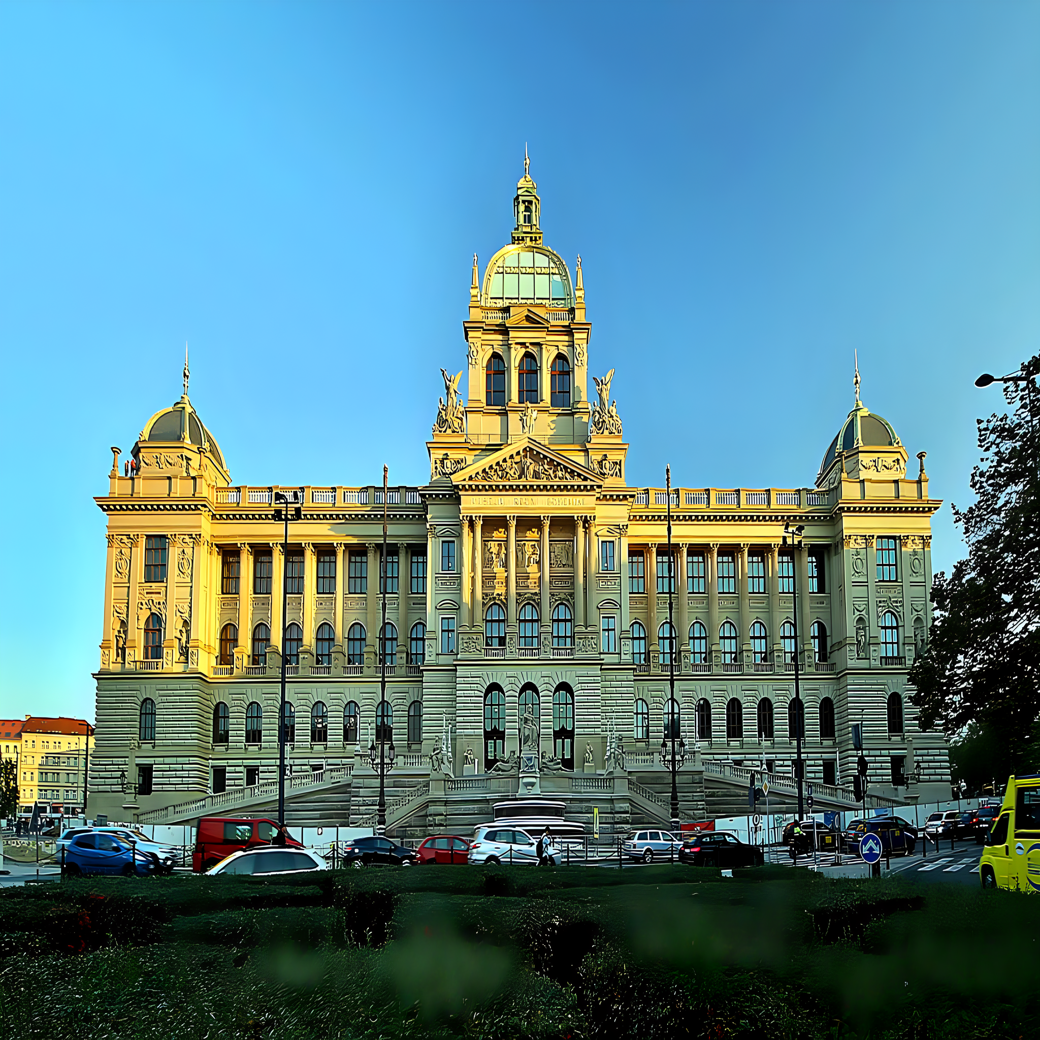
<span>historická budova Národního muzea v Praze</span>
