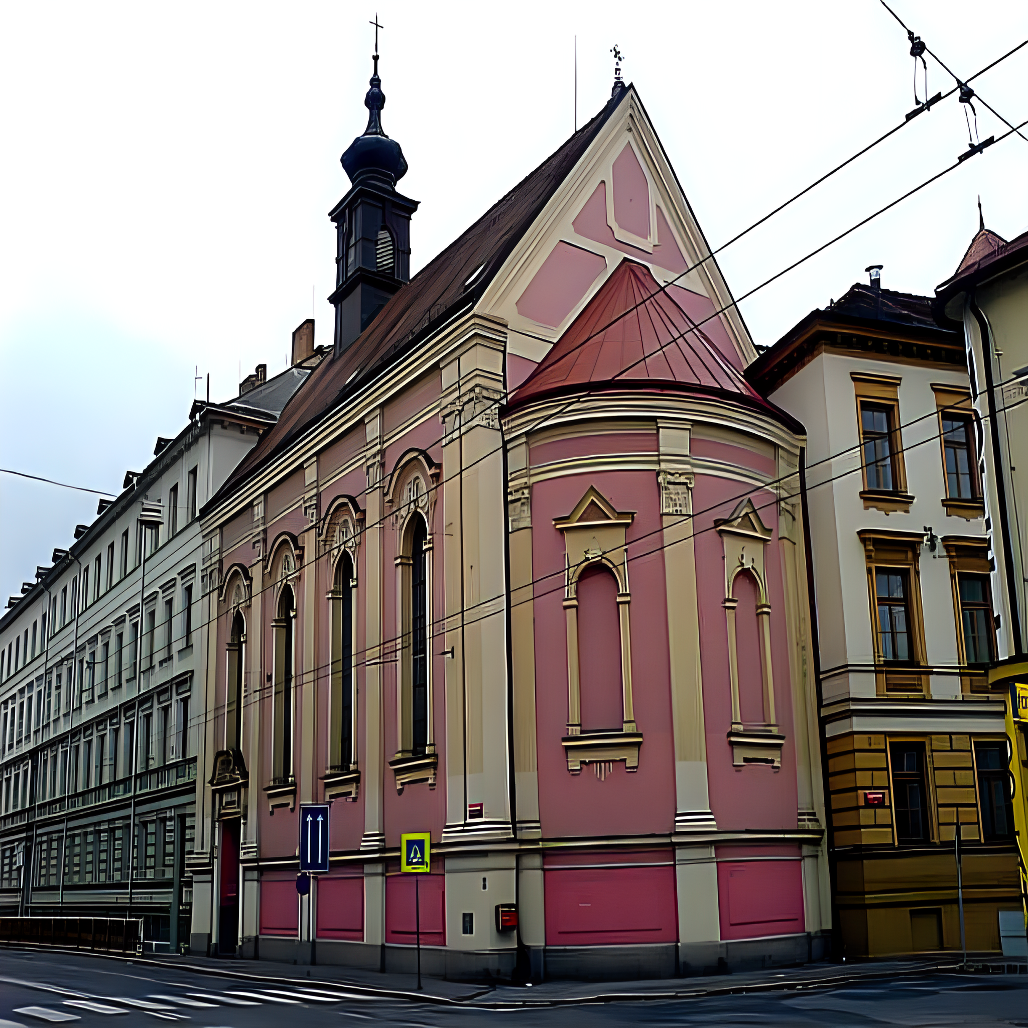 
<span>Kostel Božského srdce Páně (České Budějovice 3)</span>
