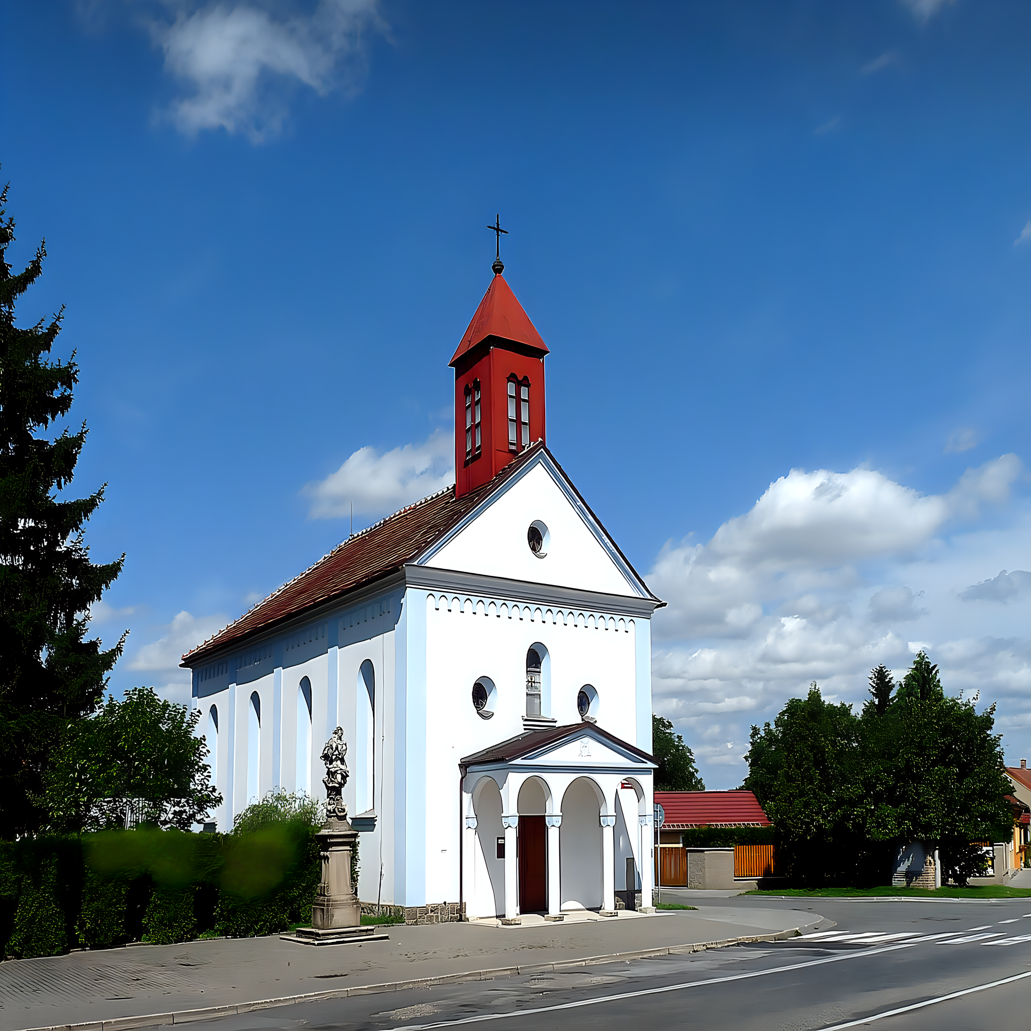 
<span>Kostel Panny Marie Královny Andělů</span>
